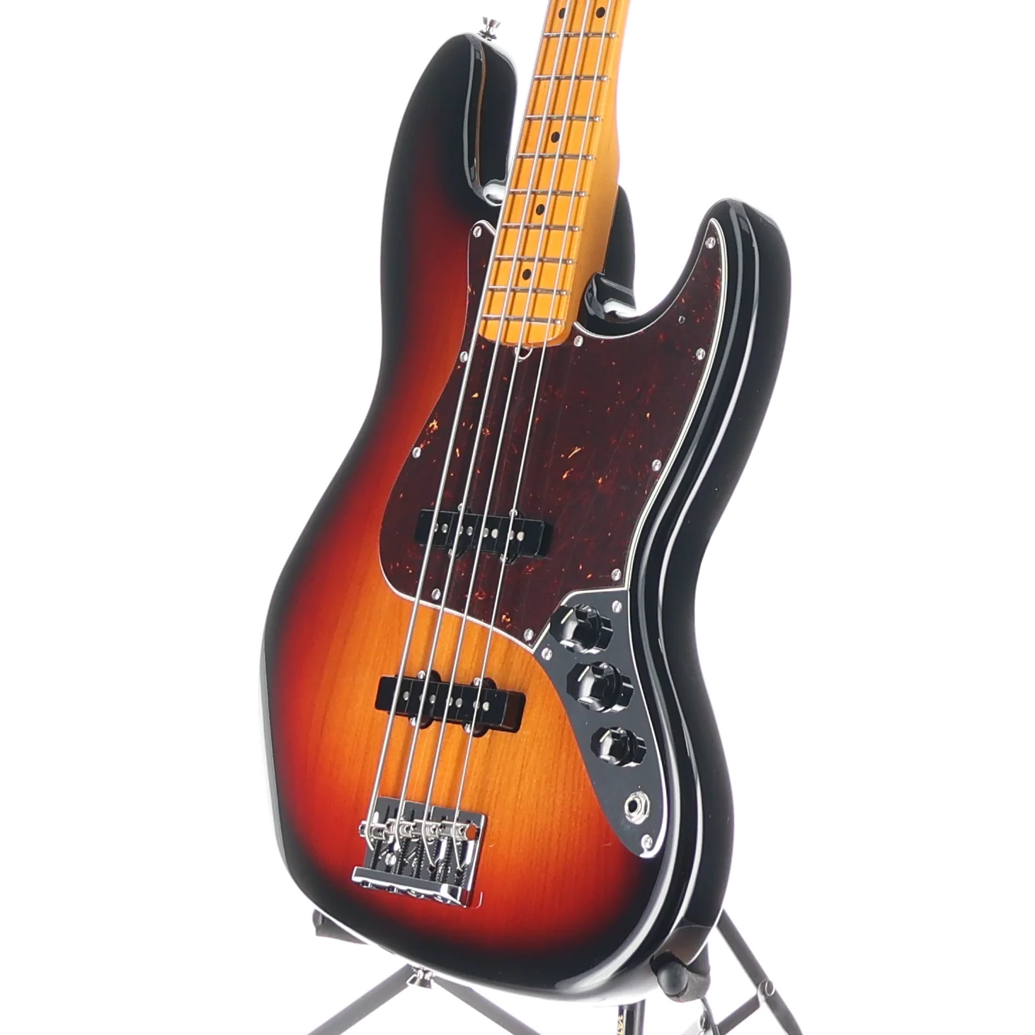 Fender American Professional II Jazz Bass, 3-Color Sunburst, Plays Great (RC4) (09927) - Image 4