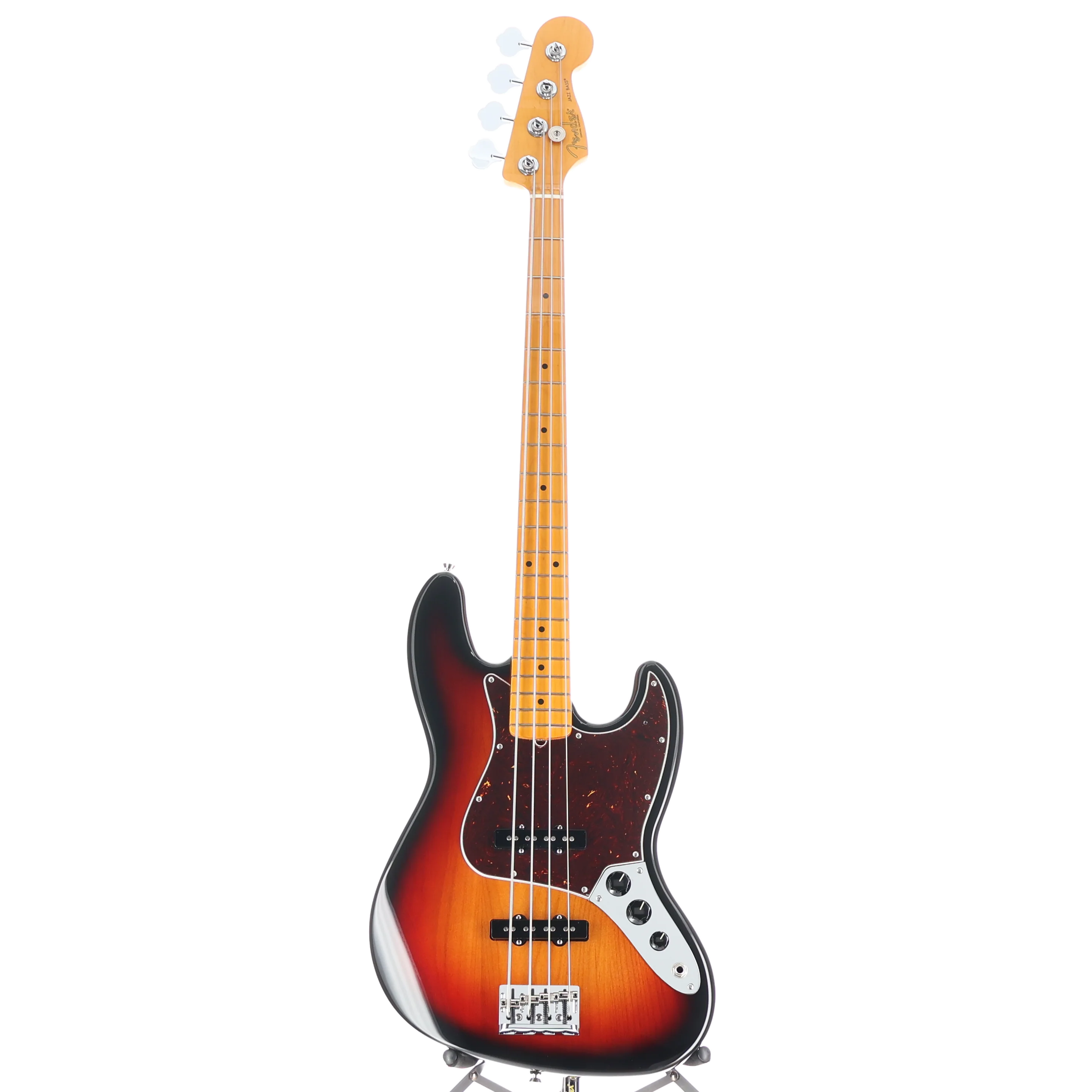 Fender American Professional II Jazz Bass, 3-Color Sunburst, Plays Great (RC4) (09927) - Image 5