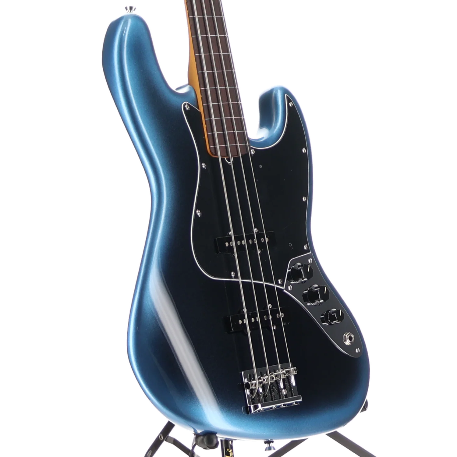 Fender American Professional II Jazz Bass Fretless, Dark Night, Excellent Tone (RC4) (70850) - Image 3
