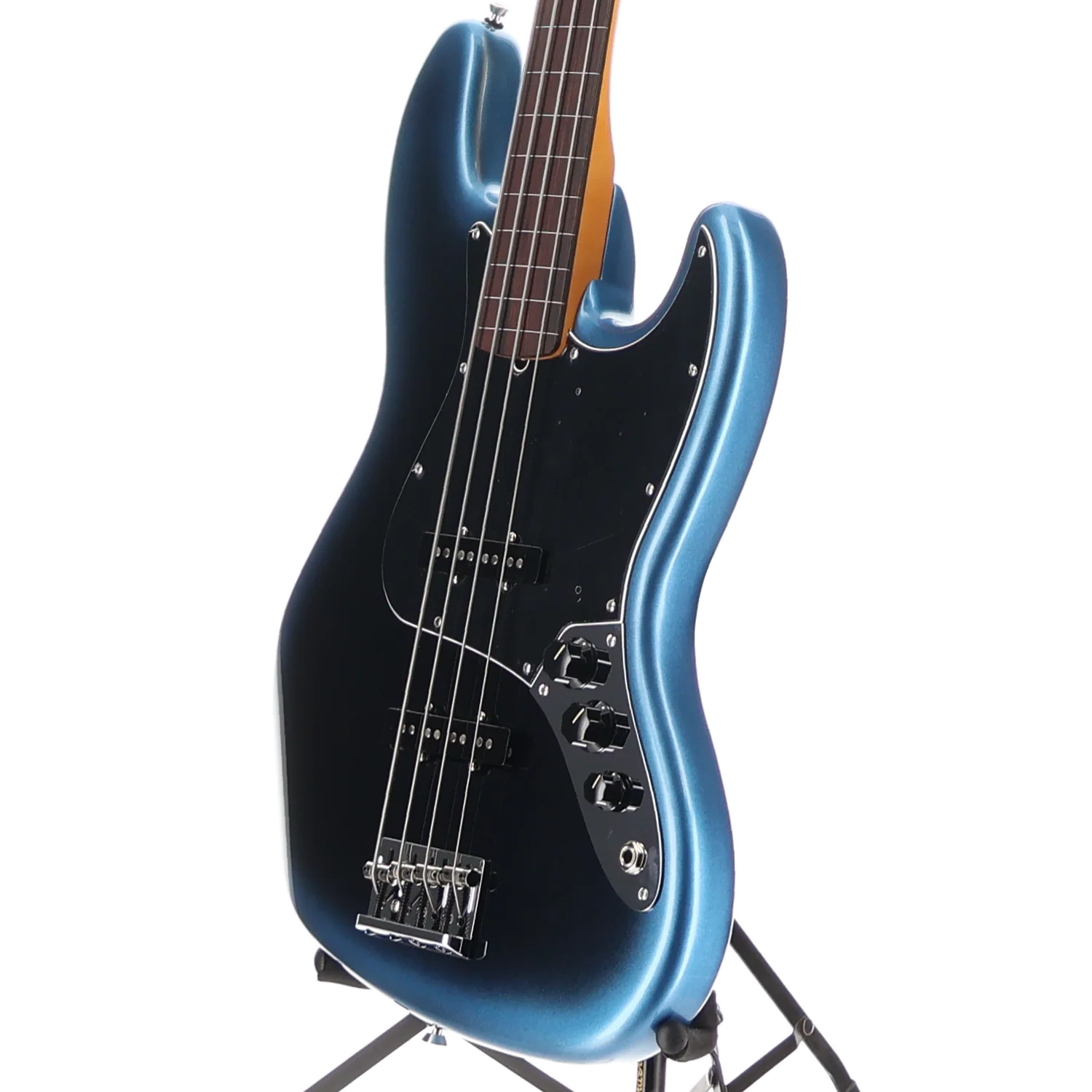 Fender American Professional II Jazz Bass Fretless, Dark Night, Excellent Tone (RC4) (70850) - Image 4