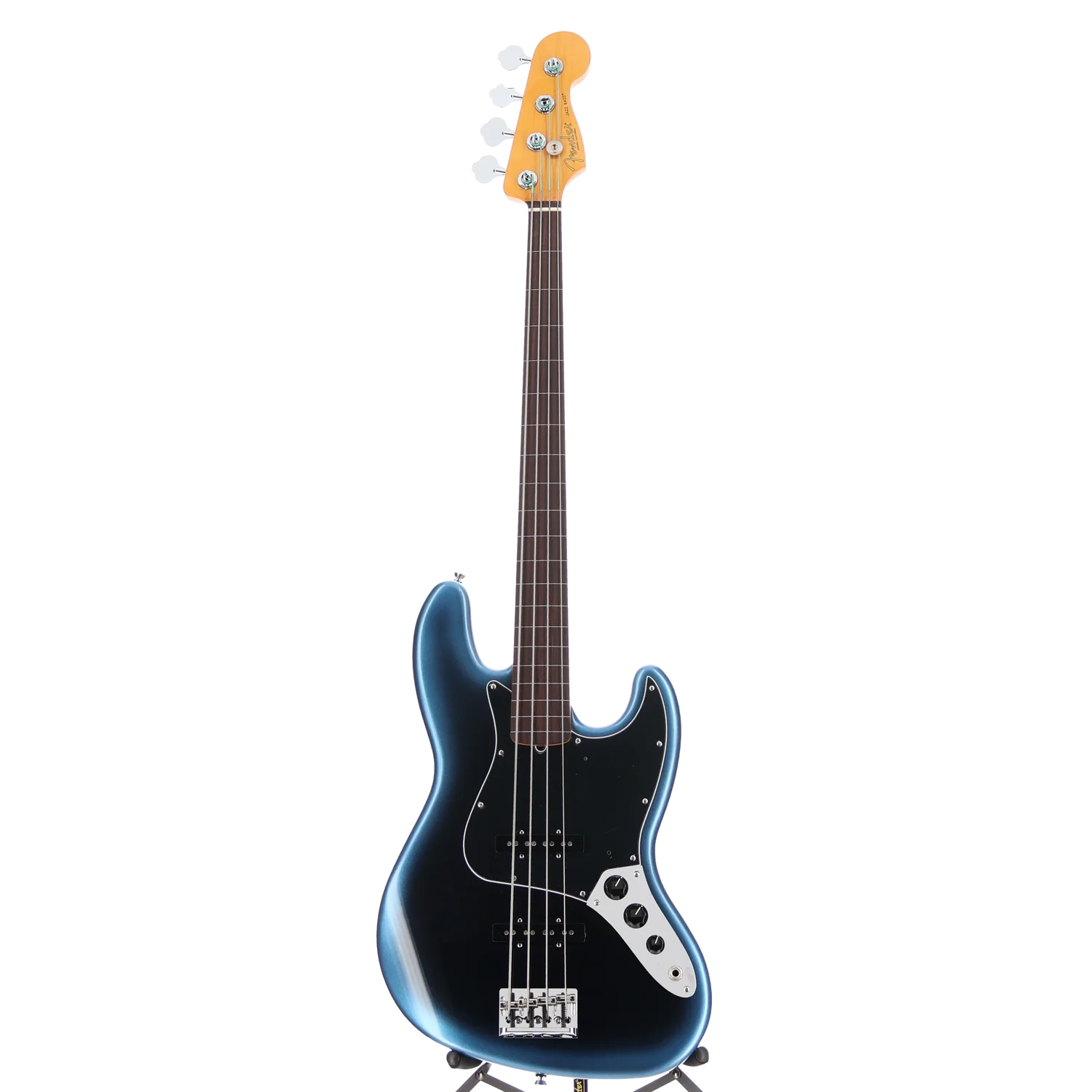 Fender American Professional II Jazz Bass Fretless, Dark Night, Pro Setup (RC4) (37697) - Image 5
