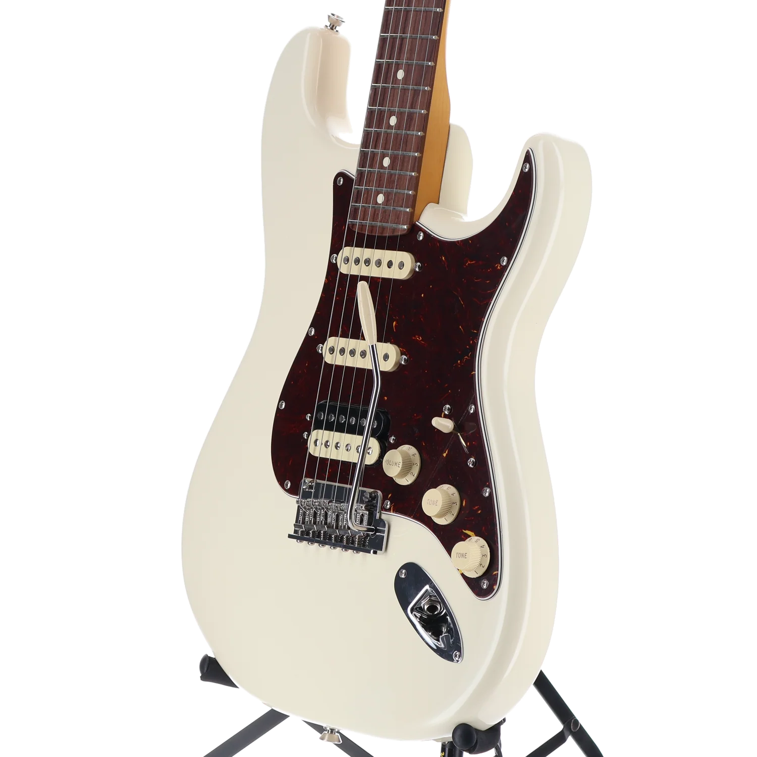 Fender American Professional II Stratocaster HSS, Rosewood Fingerboard, Olympic White (RC2) (46177) - Image 4