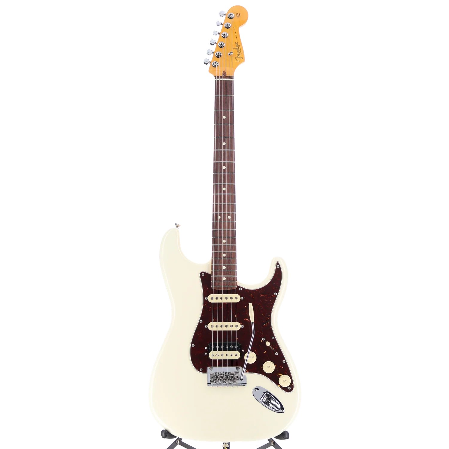 Fender American Professional II Stratocaster HSS, Rosewood Fingerboard, Olympic White (RC2) (46177) - Image 5