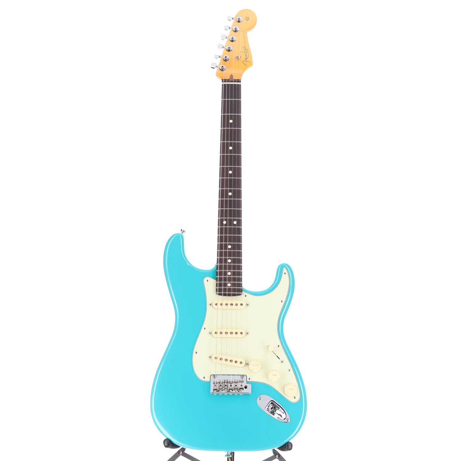 Fender American Professional II Stratocaster, Rosewood Fingerboard, Miami Blue (RC4) (28579) - Image 5