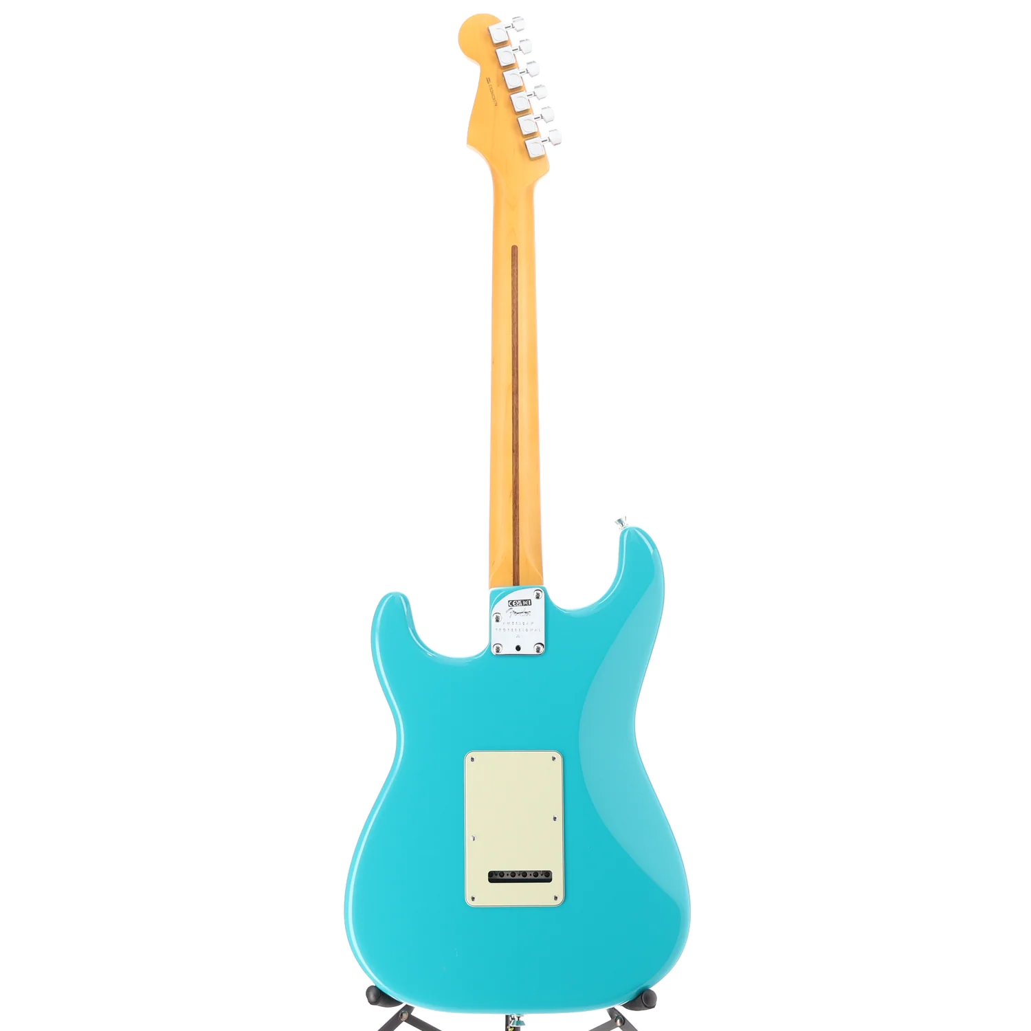 Fender American Professional II Stratocaster, Rosewood Fingerboard, Miami Blue (RC4) (28579) - Image 6