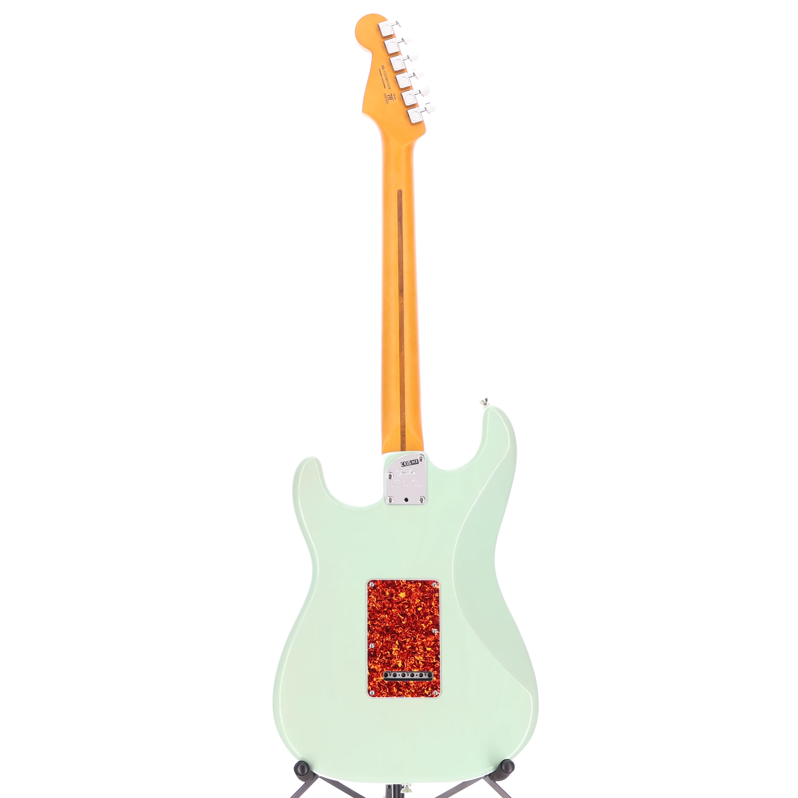 Fender American Professional II Stratocaster Thinline, Transparent Surf Green, Plays Great (L6) (17579) - Image 6