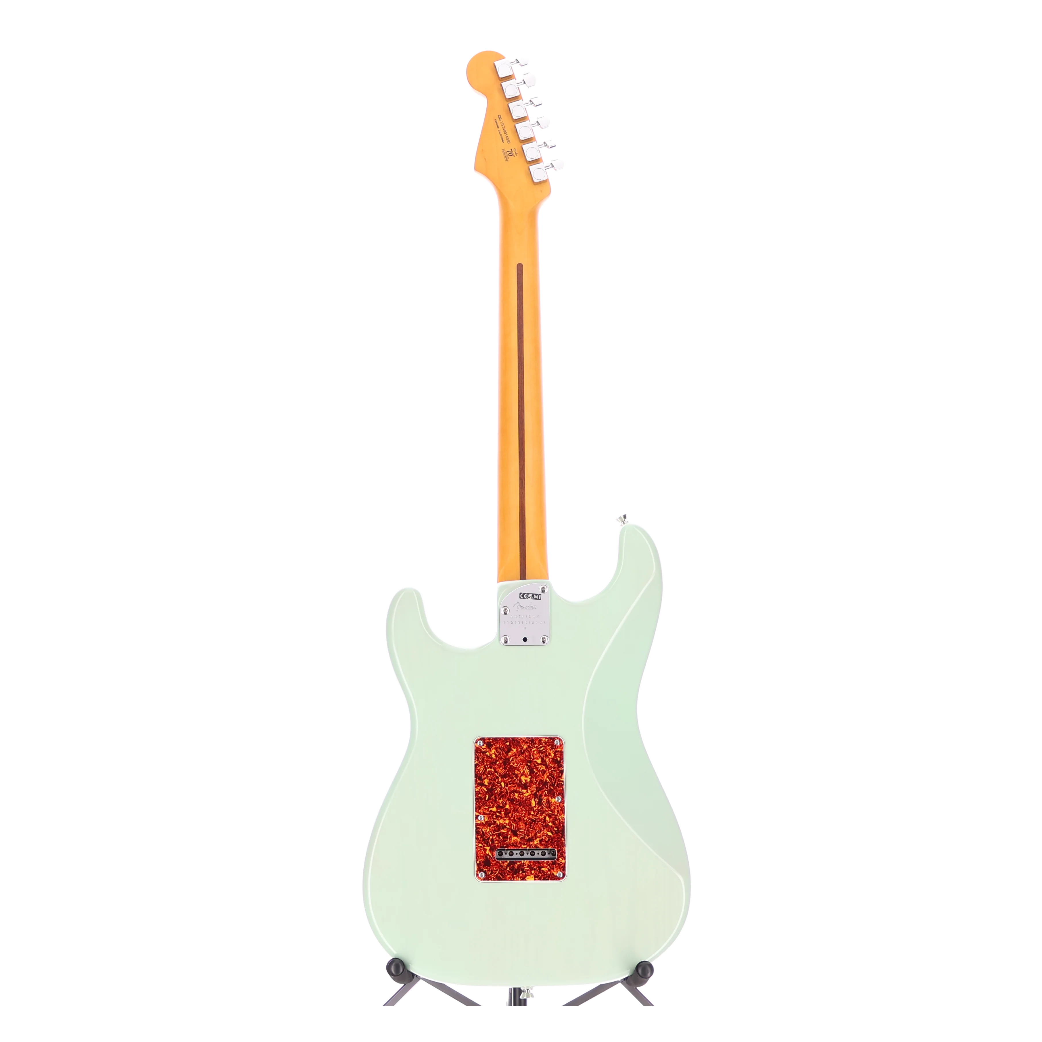 Fender American Professional II Stratocaster Thinline, Transparent Surf Green, Professional Setup (L5) (14380) - Image 6