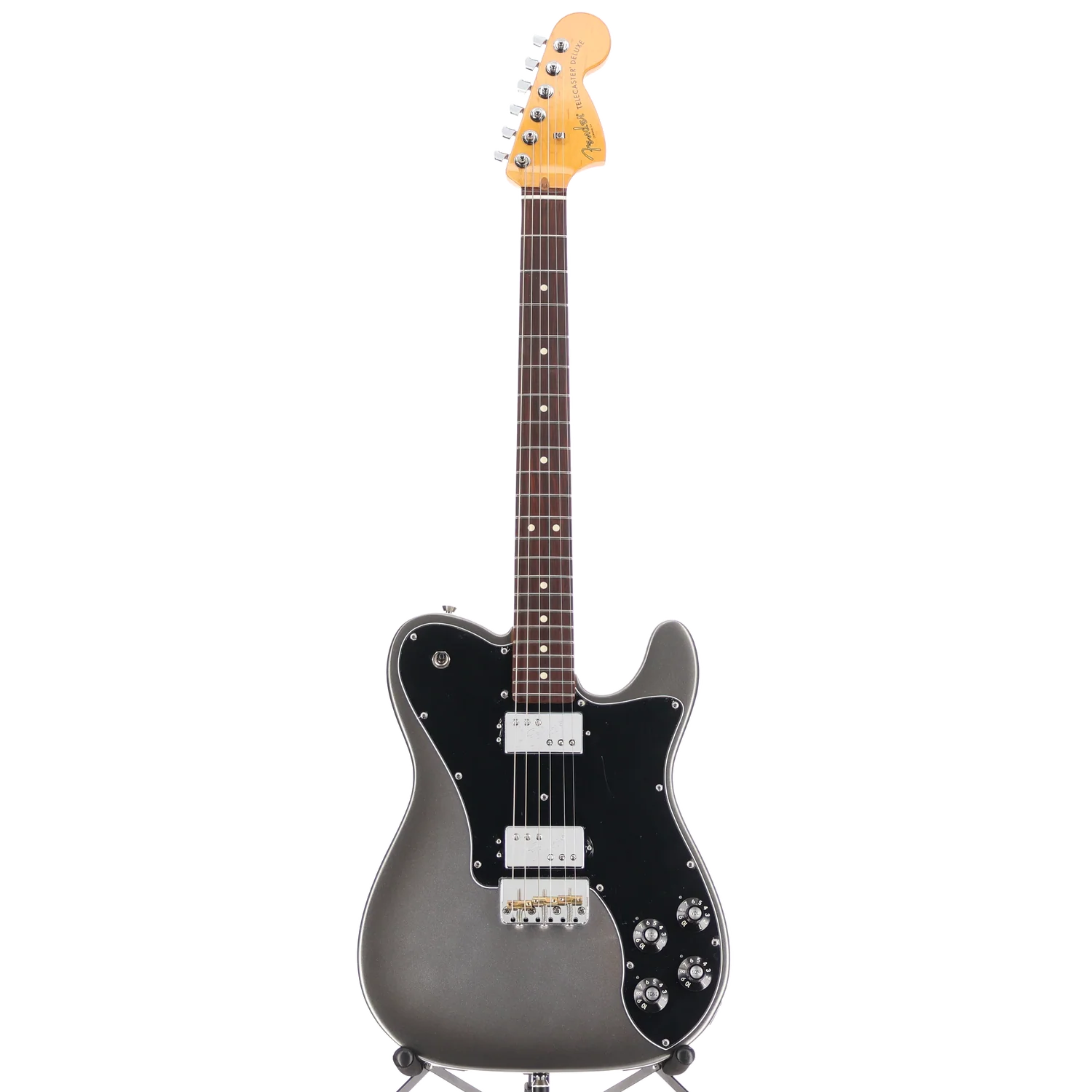Fender American Professional II Telecaster Deluxe, Mercury, Expert Setup (SR) (30382) - Image 5