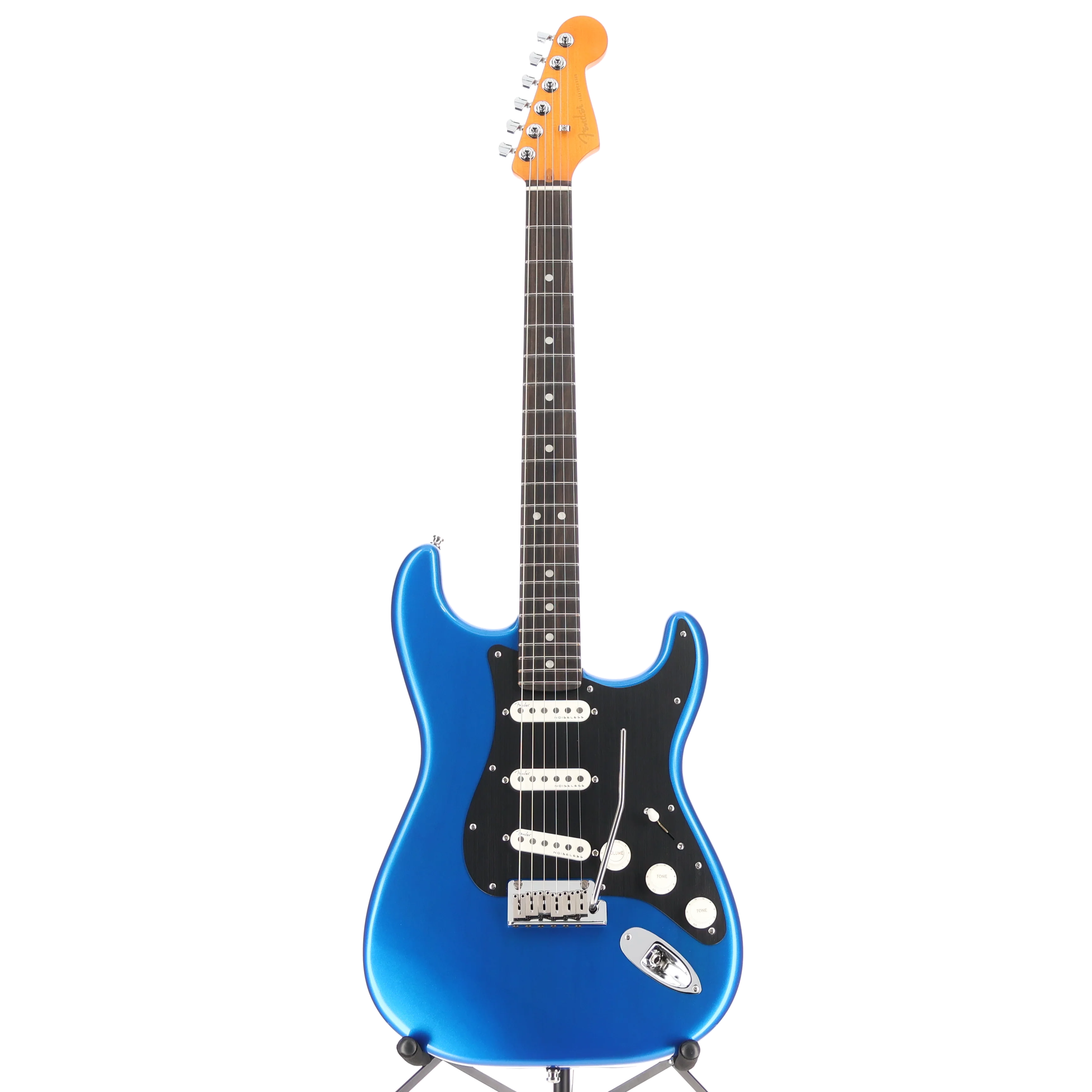Fender American Ultra II Stratocaster, Ebony Fingerboard, Noble Blue (D5) (06690) - Image 5