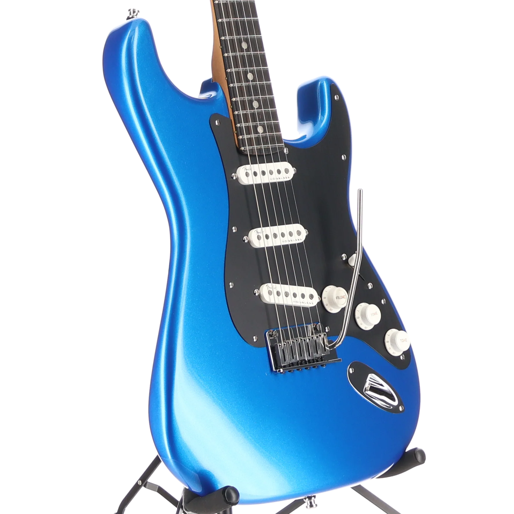 Fender American Ultra II Stratocaster, Ebony Fingerboard, Noble Blue (RC2) (25701) - Image 3