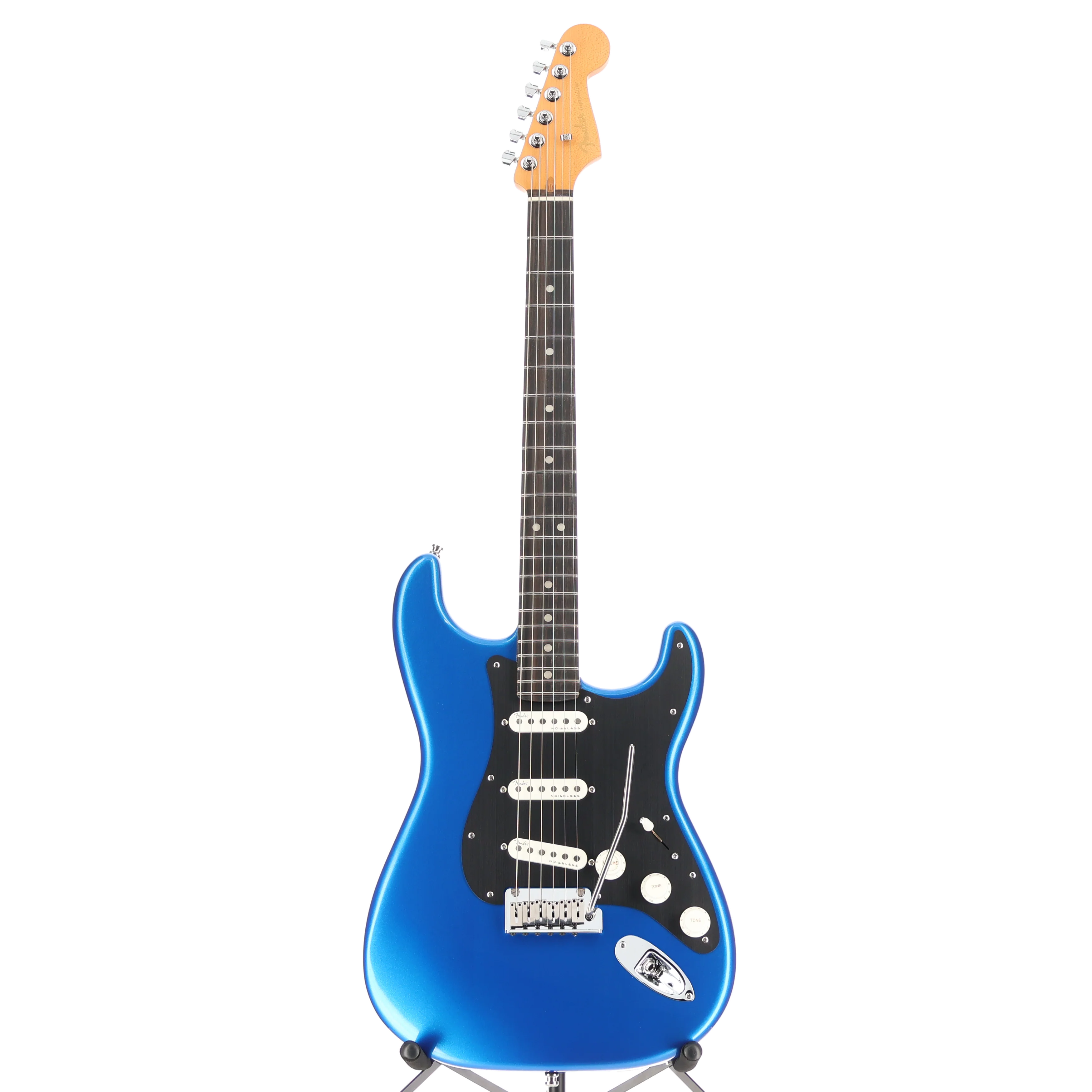 Fender American Ultra II Stratocaster, Ebony Fingerboard, Noble Blue (RC2) (25701) - Image 5