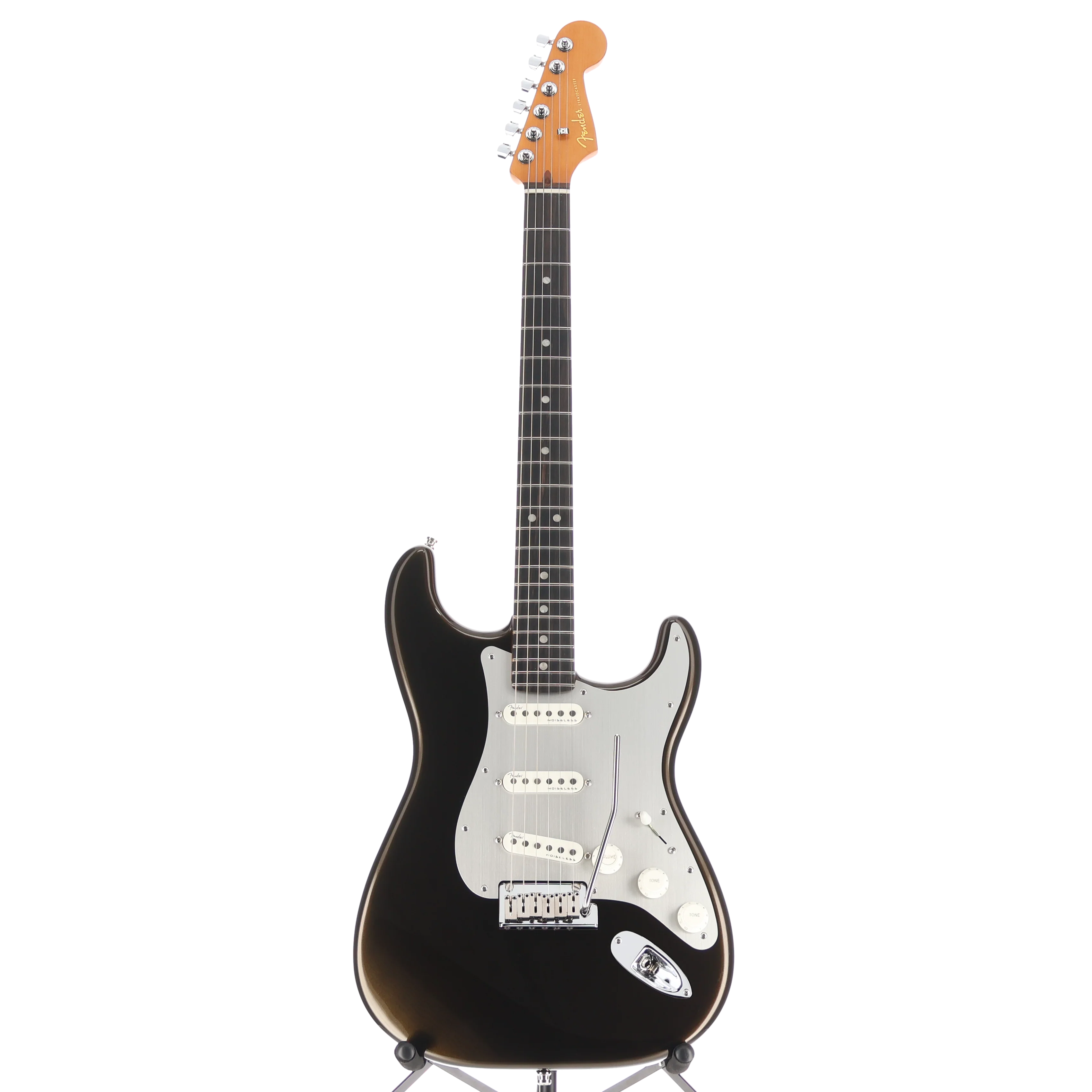 Fender American Ultra II Stratocaster, Ebony Fingerboard, Texas Tea (D3) (27485) - Image 5