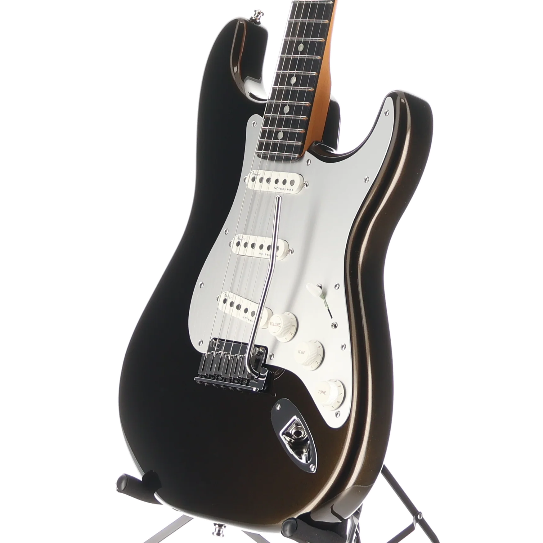 Fender American Ultra II Stratocaster, Ebony Fingerboard, Texas Tea (J2) (27826) - Image 4
