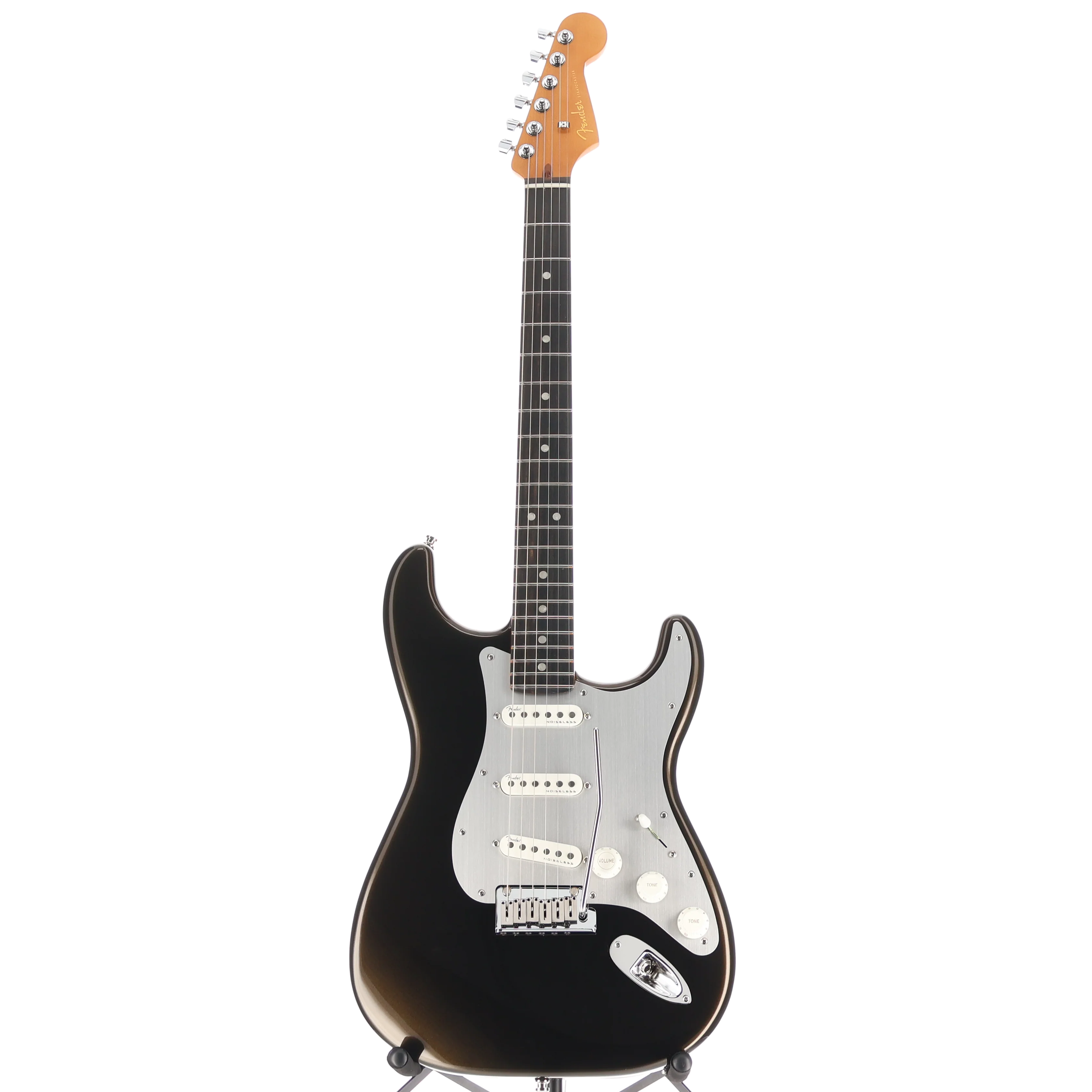 Fender American Ultra II Stratocaster, Ebony Fingerboard, Texas Tea (J2) (27826) - Image 5