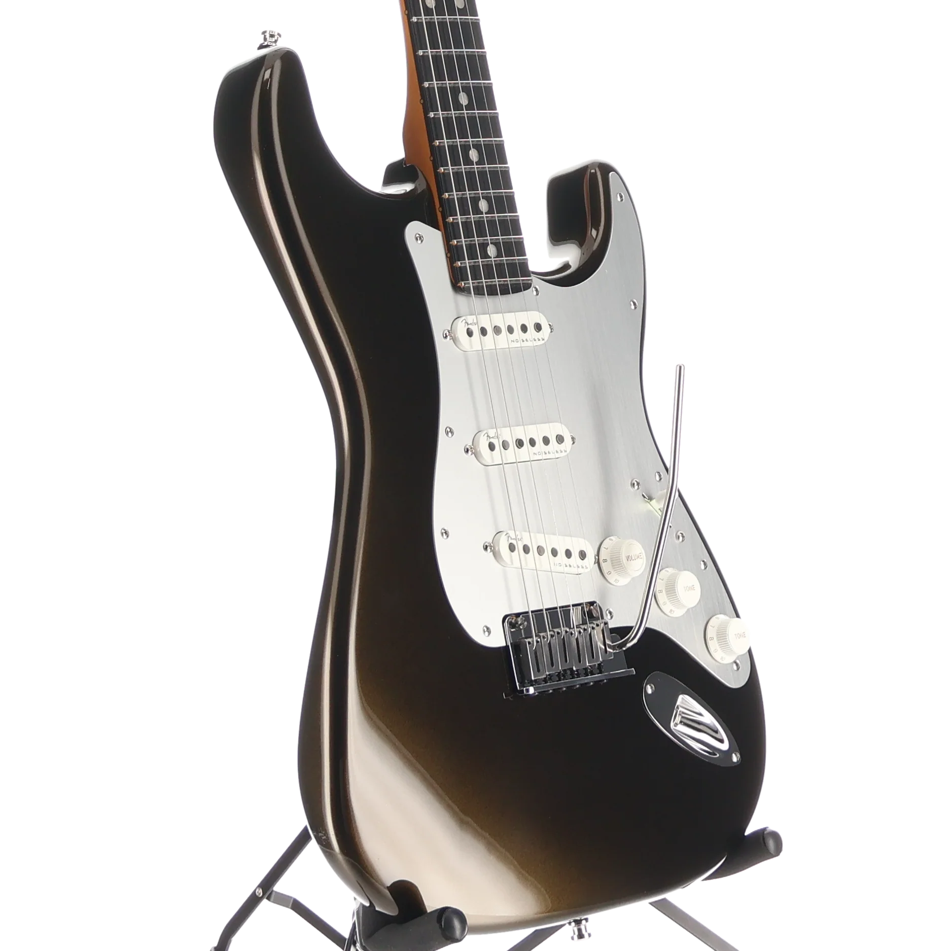 Fender American Ultra II Stratocaster, Ebony Fingerboard, Texas Tea (RC4) (37478) - Image 3