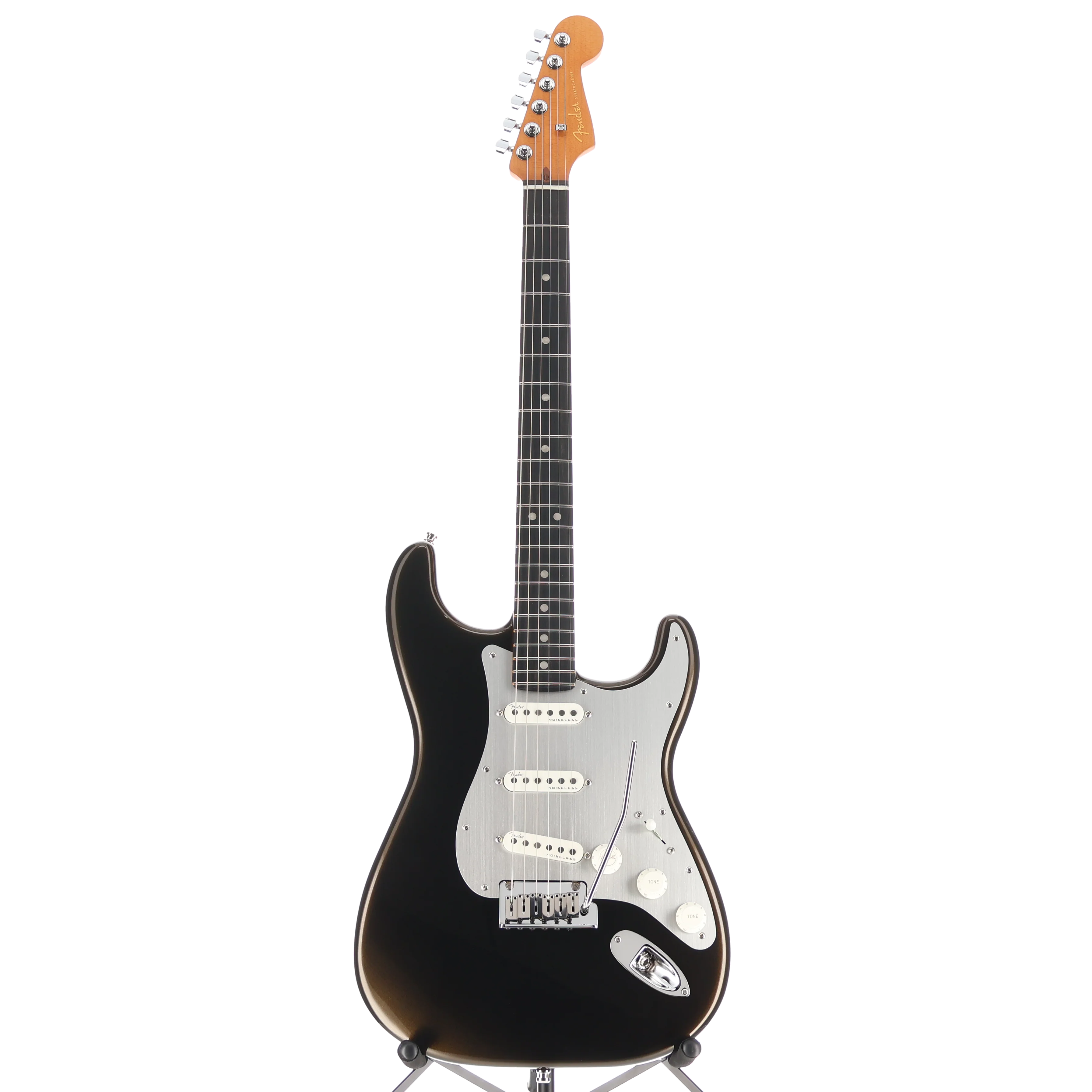 Fender American Ultra II Stratocaster, Ebony Fingerboard, Texas Tea (RC4) (37478) - Image 5