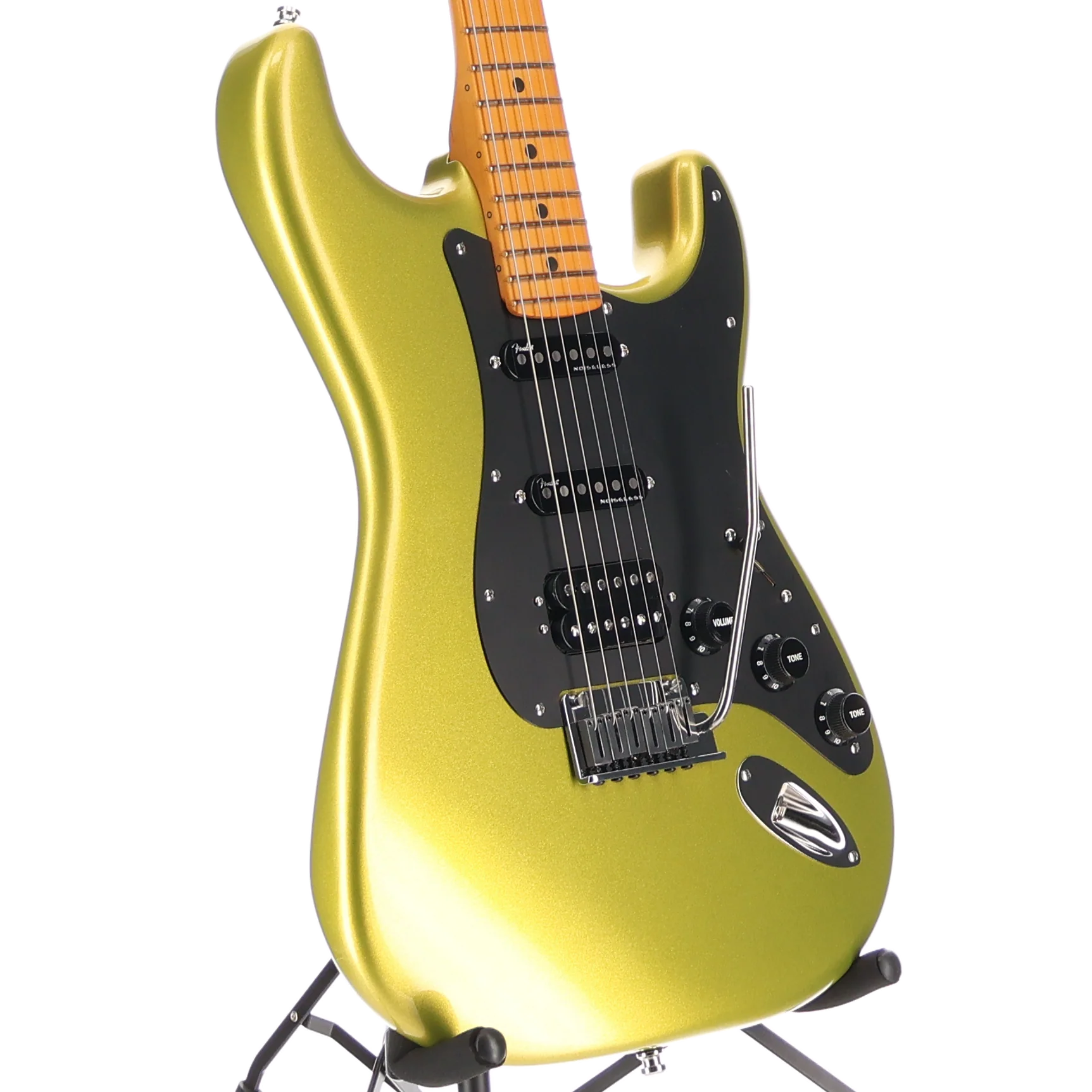 Fender American Ultra II Stratocaster HSS, Maple Fingerboard, Solar Flare (RC1) (23016) - Image 3