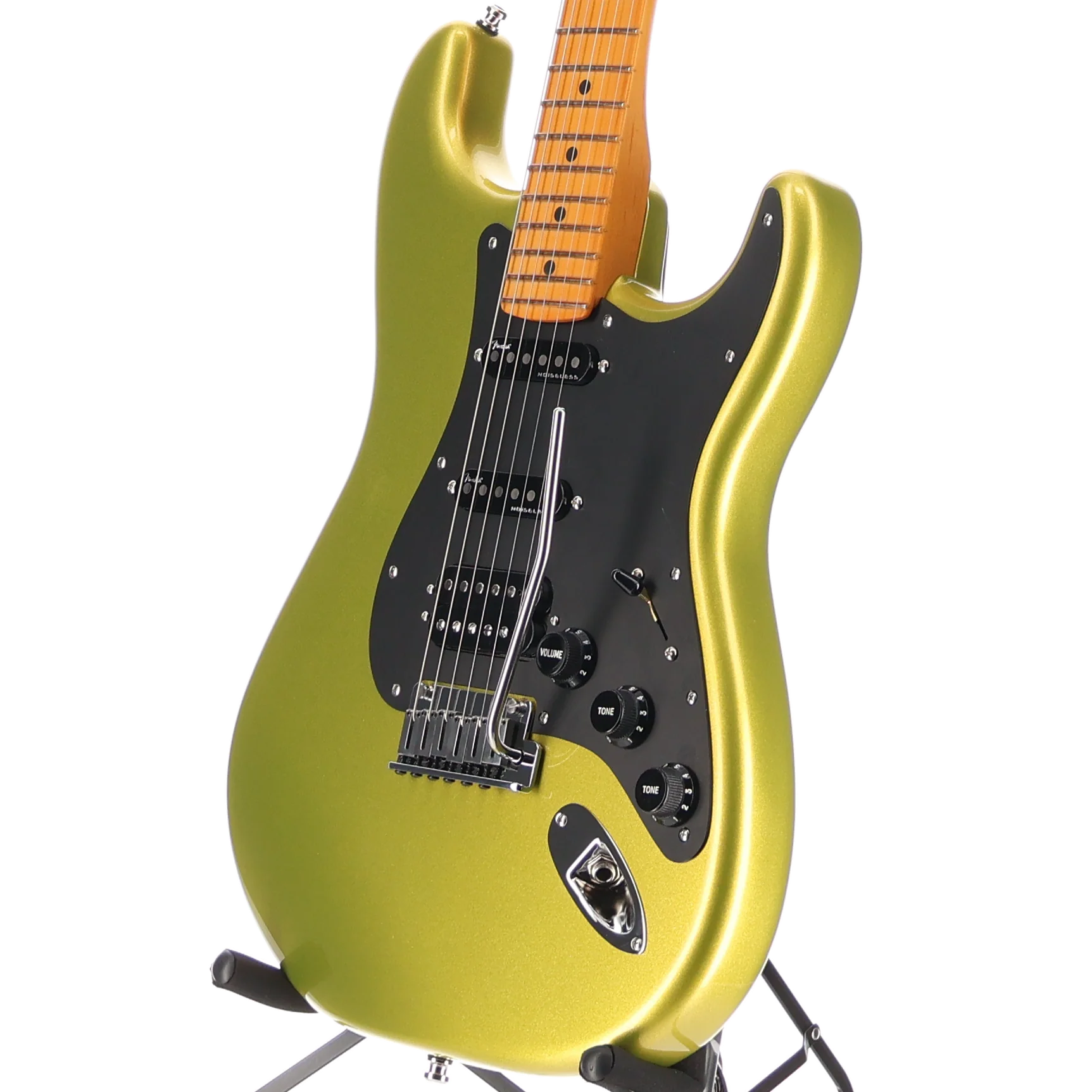 Fender American Ultra II Stratocaster HSS, Maple Fingerboard, Solar Flare (RC1) (23016) - Image 4