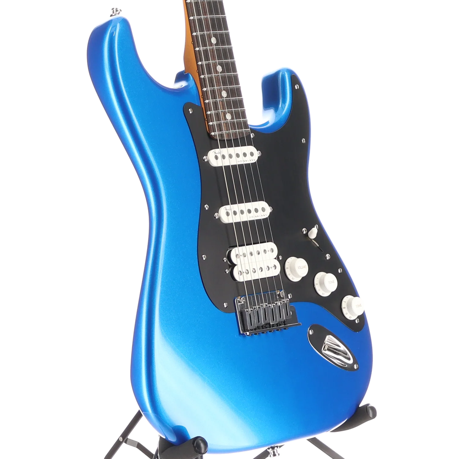 Fender American Ultra II Stratocaster HSS, Noble Blue, Stage Ready (BB7) (08198) - Image 3