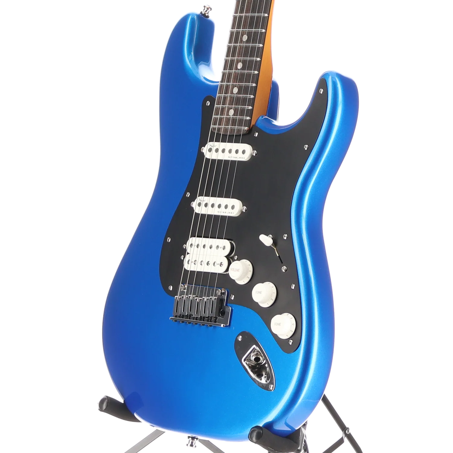 Fender American Ultra II Stratocaster HSS, Noble Blue, Stage Ready (BB7) (08198) - Image 4