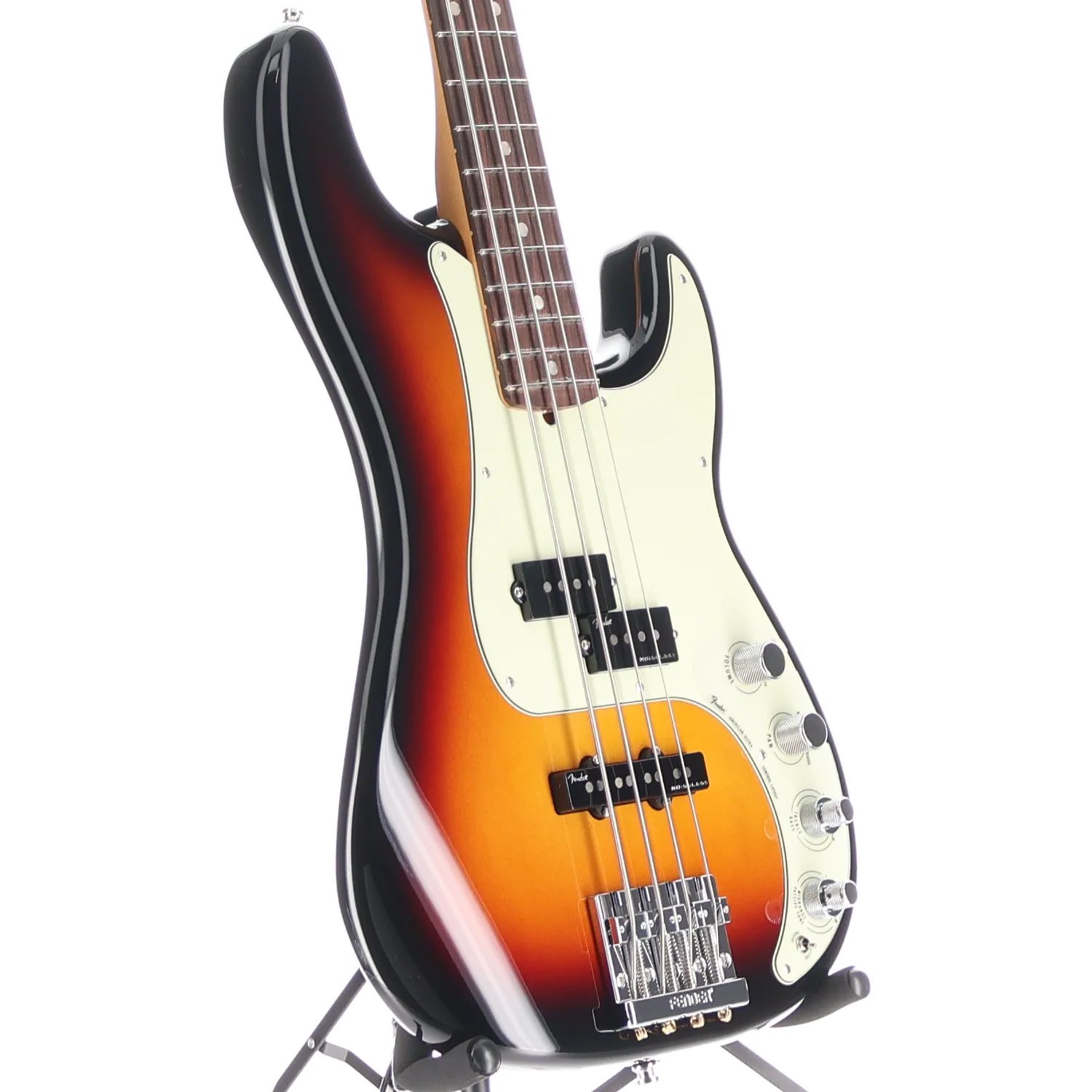 Fender American Ultra Precision Bass, Ultraburst, Professional Setup (RC4) (02979) - Image 3