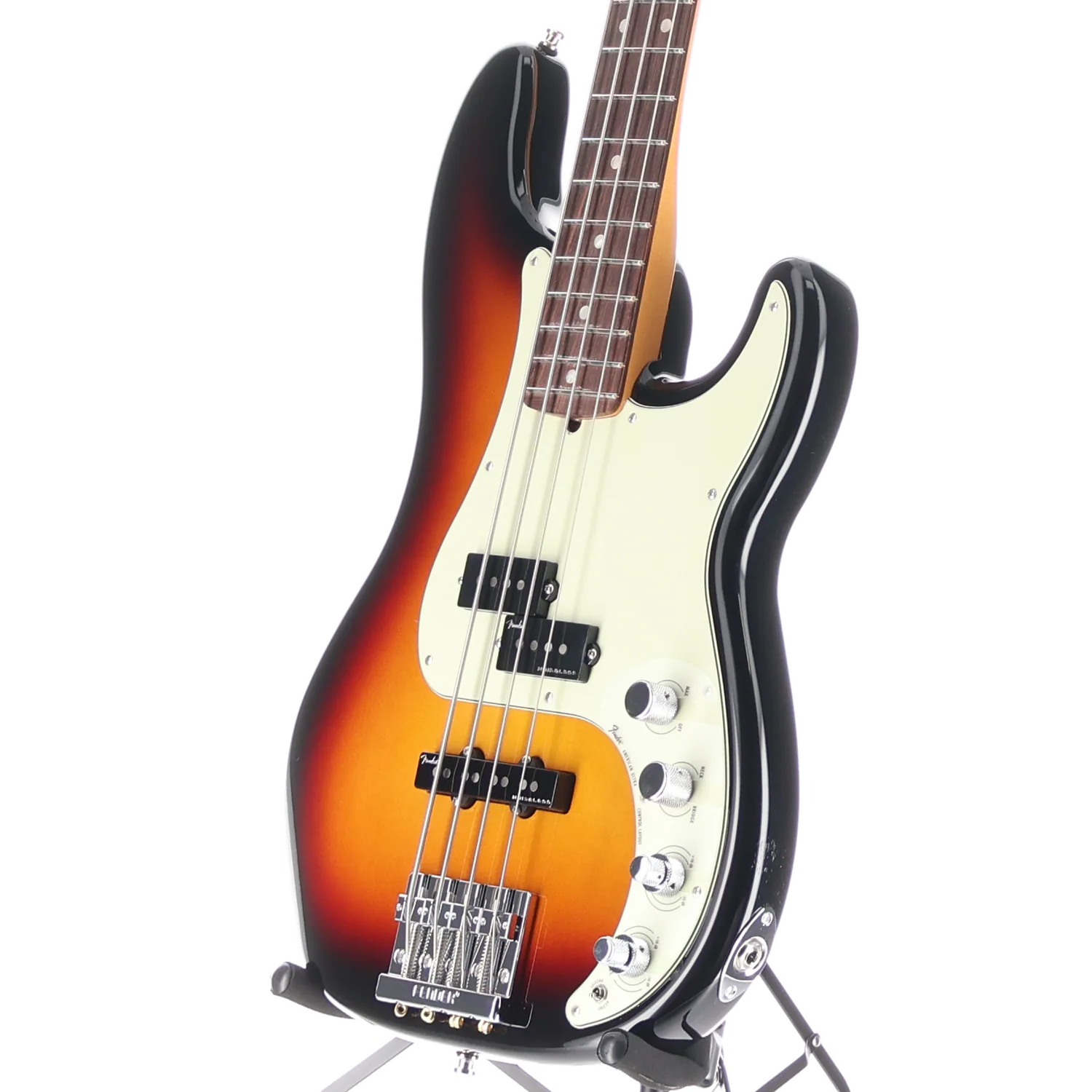 Fender American Ultra Precision Bass, Ultraburst, Professional Setup (RC4) (02979) - Image 4