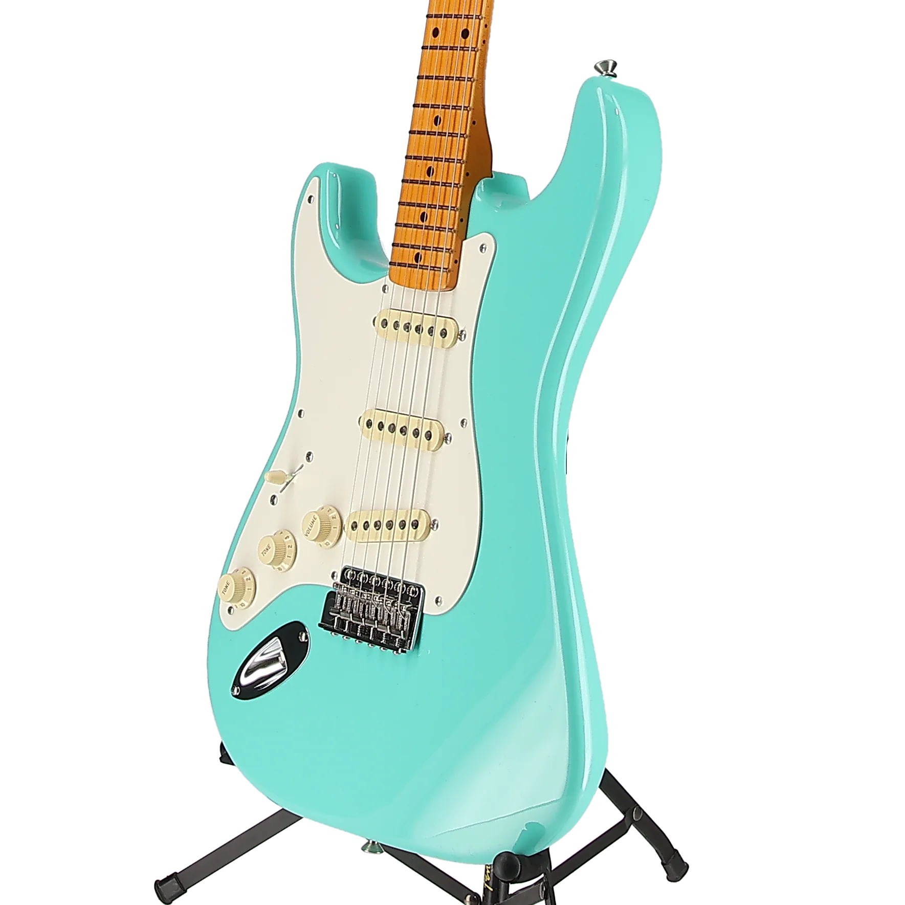 Fender American Vintage II 1957 Stratocaster Left-Hand, Sea Foam Green, Plays Great (RC3) (09610) - Image 3