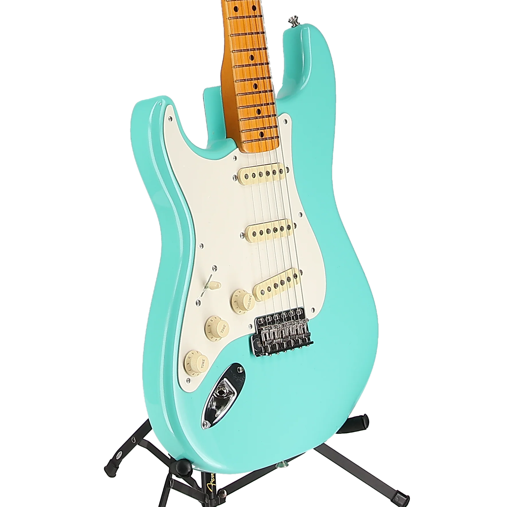 Fender American Vintage II 1957 Stratocaster Left-Hand, Sea Foam Green, Plays Great (RC3) (09610) - Image 4