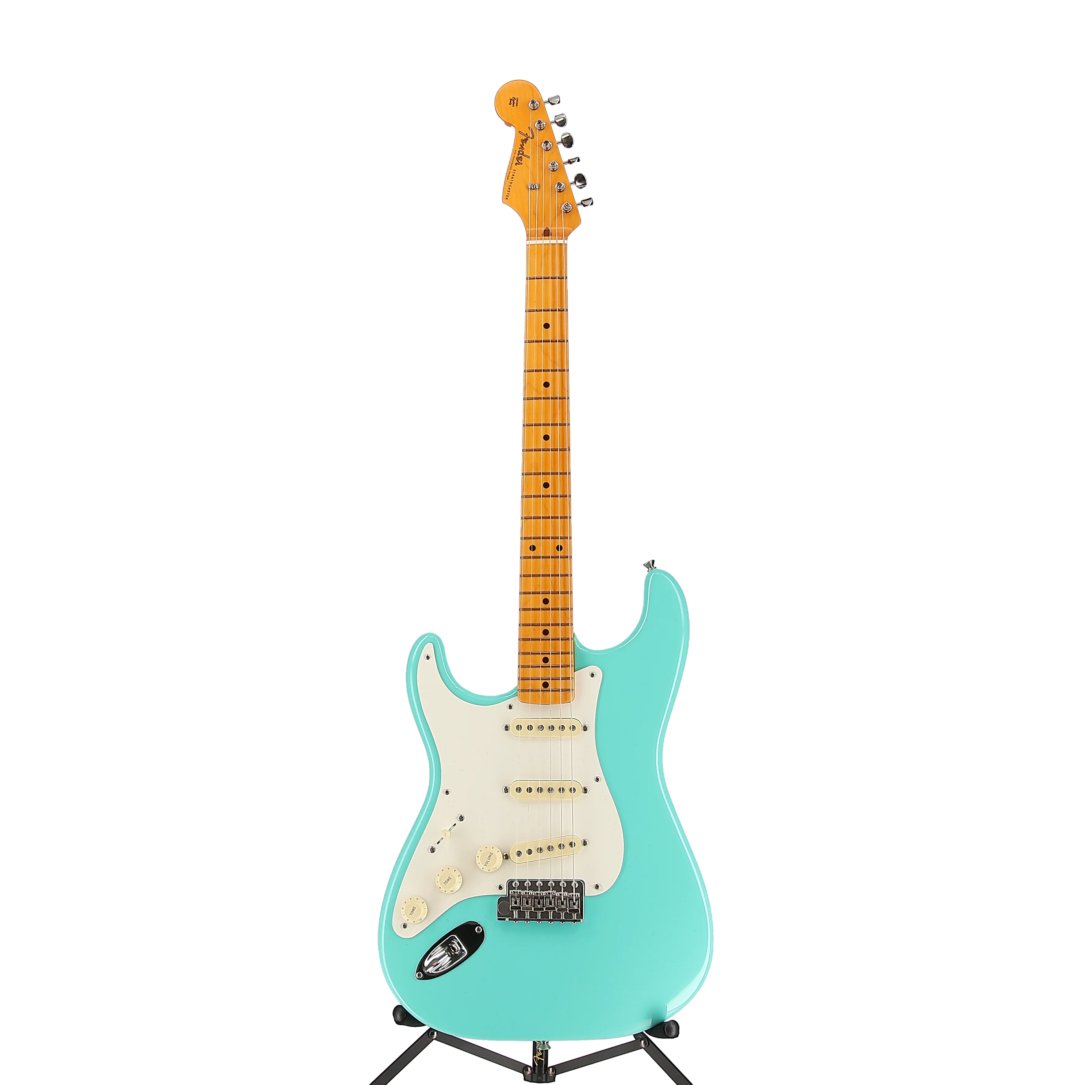 Fender American Vintage II 1957 Stratocaster Left-Hand, Sea Foam Green, Plays Great (RC3) (09610) - Image 5
