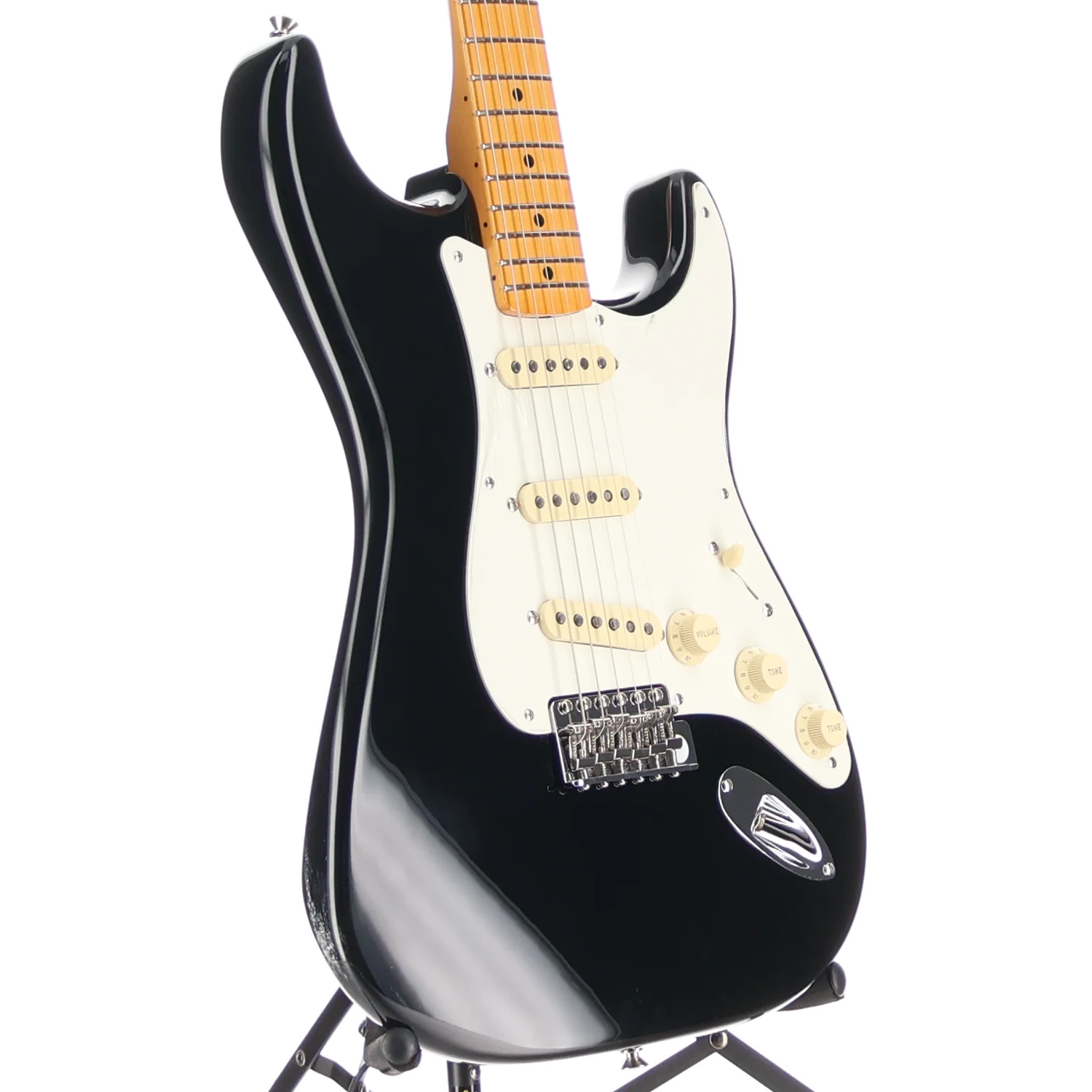 Fender American Vintage II 1957 Stratocaster®, Maple Fingerboard, Black (Z7) (56797) - Image 3