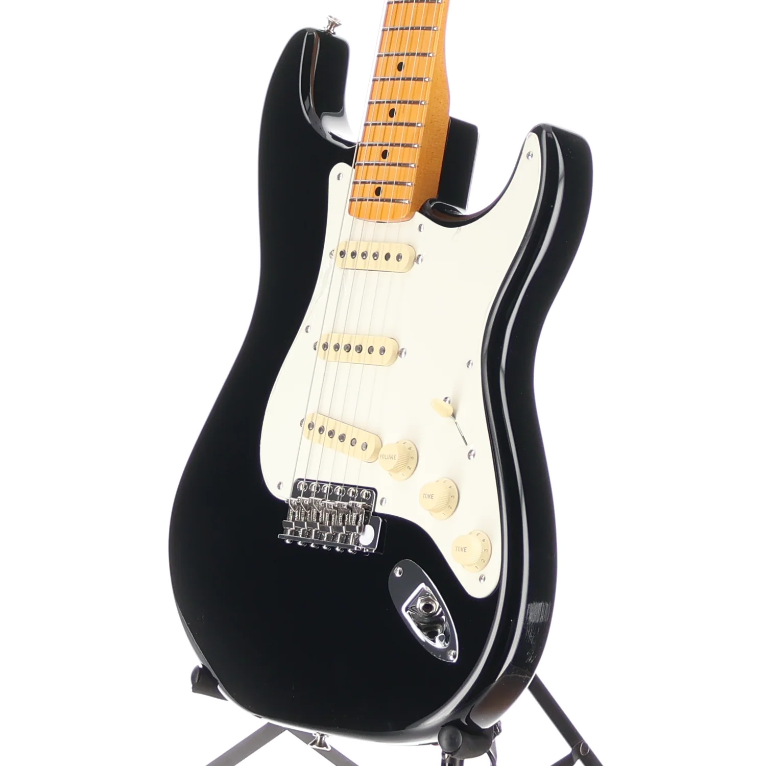 Fender American Vintage II 1957 Stratocaster®, Maple Fingerboard, Black (Z7) (56797) - Image 4