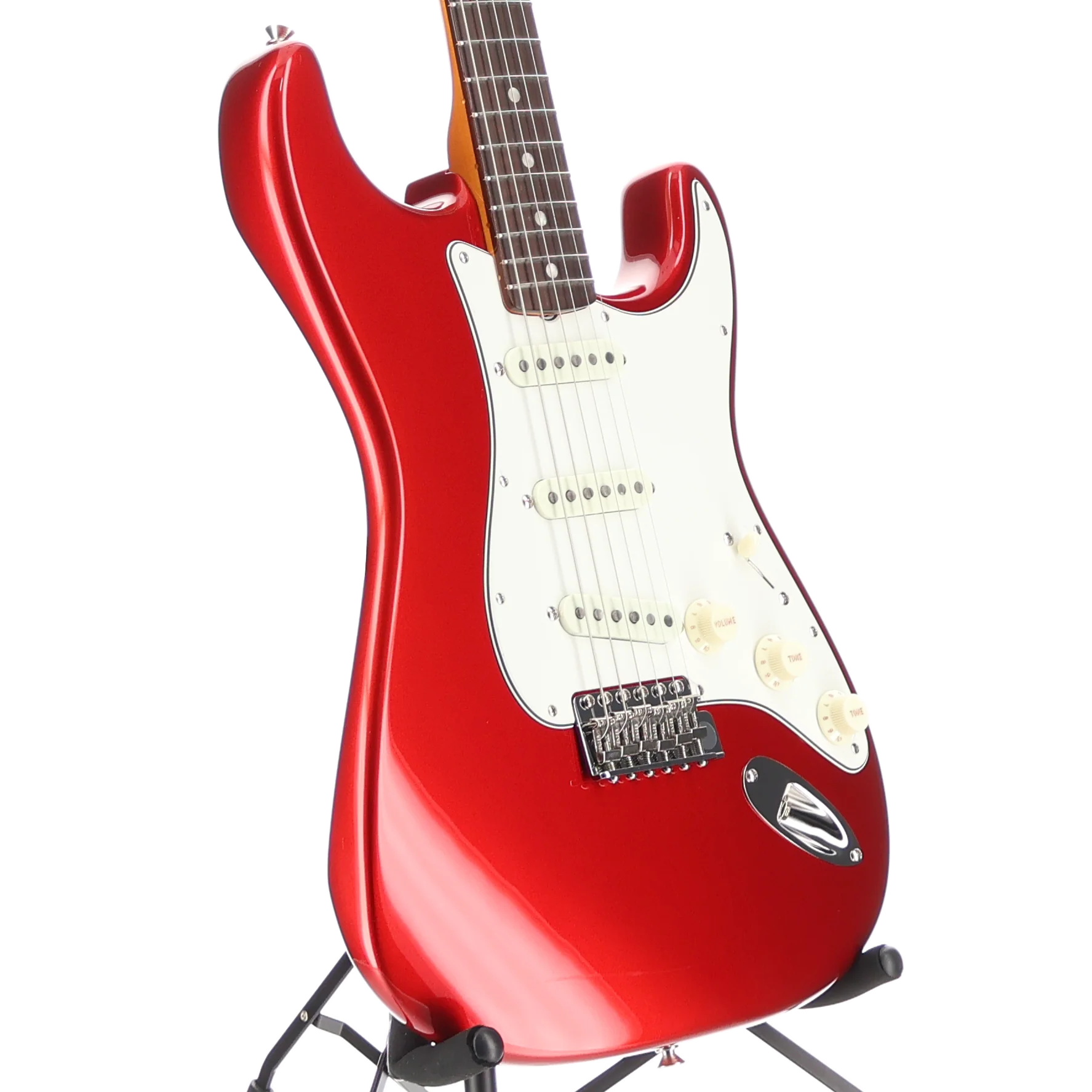Fender American Vintage II 1965 Stratocaster, Round-Lam Rosewood Fingerboard, Candy Apple Red (RC3) (63082) - Image 3