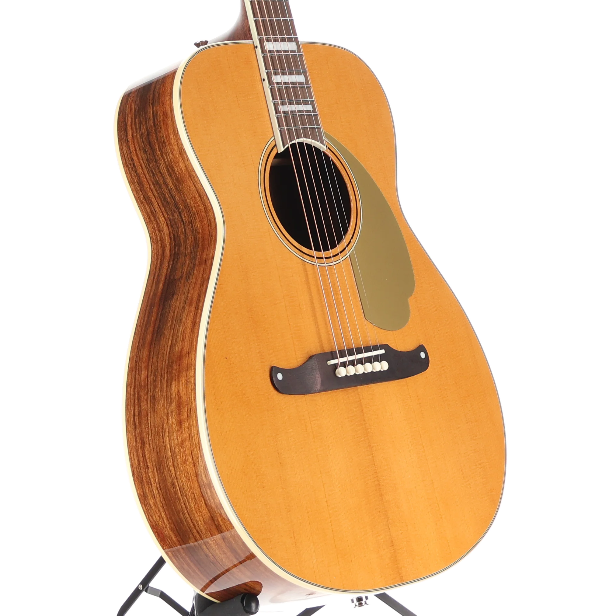 Fender California Vintage Malibu with Case, Gold Pickguard, Aged Natural (L11) (05414) - Image 3