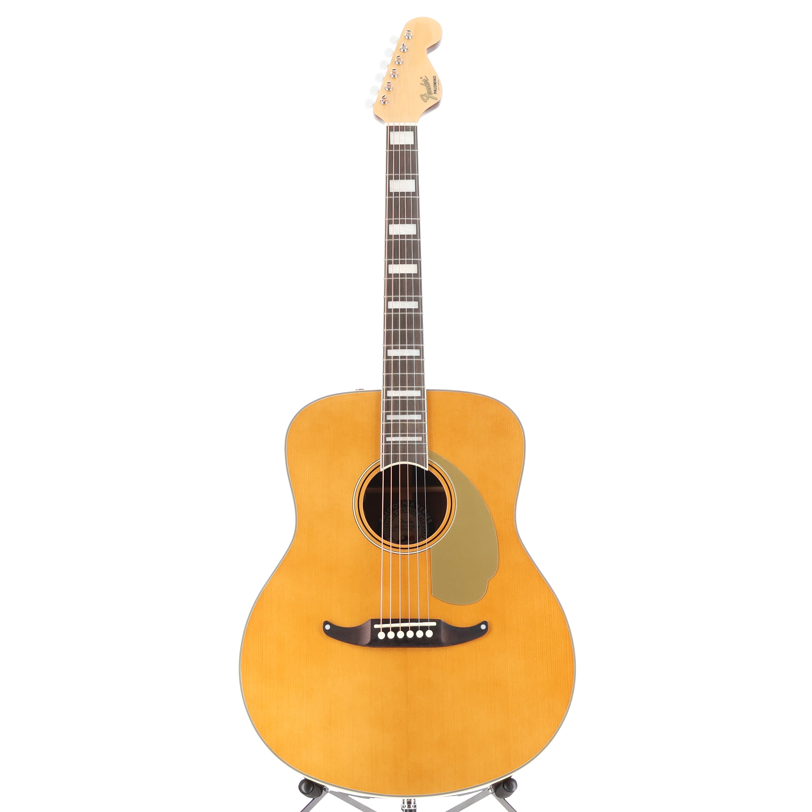 Fender California Vintage Palomino with Case, Gold Pickguard, Aged Natural (N4) (04162) - Image 5
