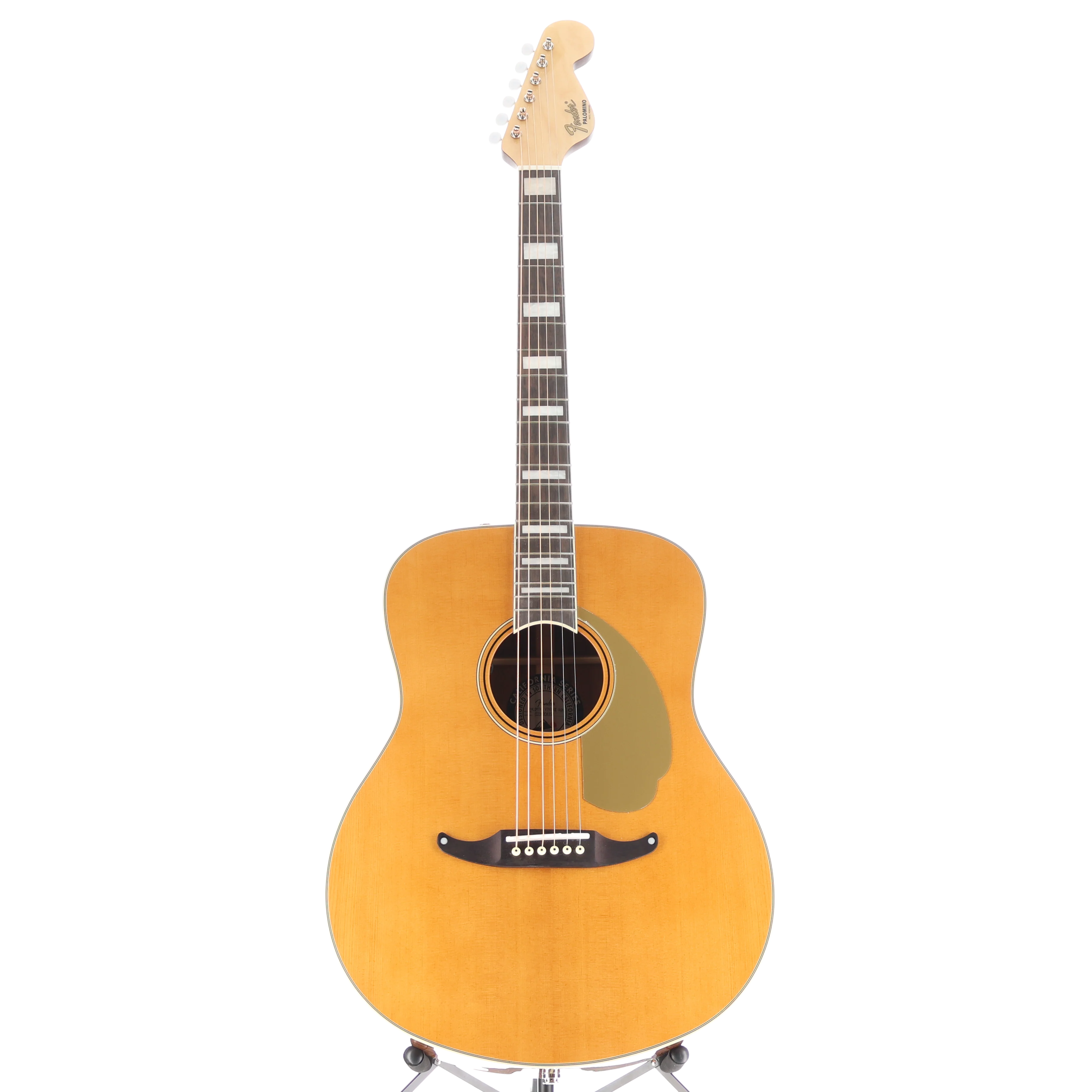 Fender California Vintage Palomino with Case, Gold Pickguard, Aged Natural (R3) (04158) - Image 5