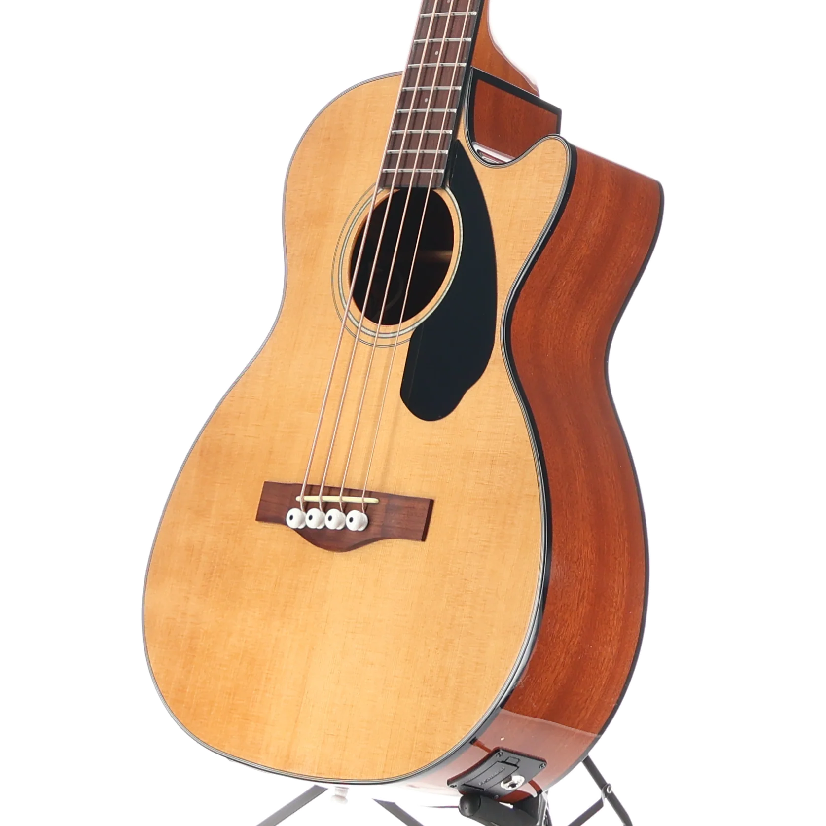 Fender CB-60SCE Bass, Laurel Fingerboard, Natural (Q11) (05892) - Image 4