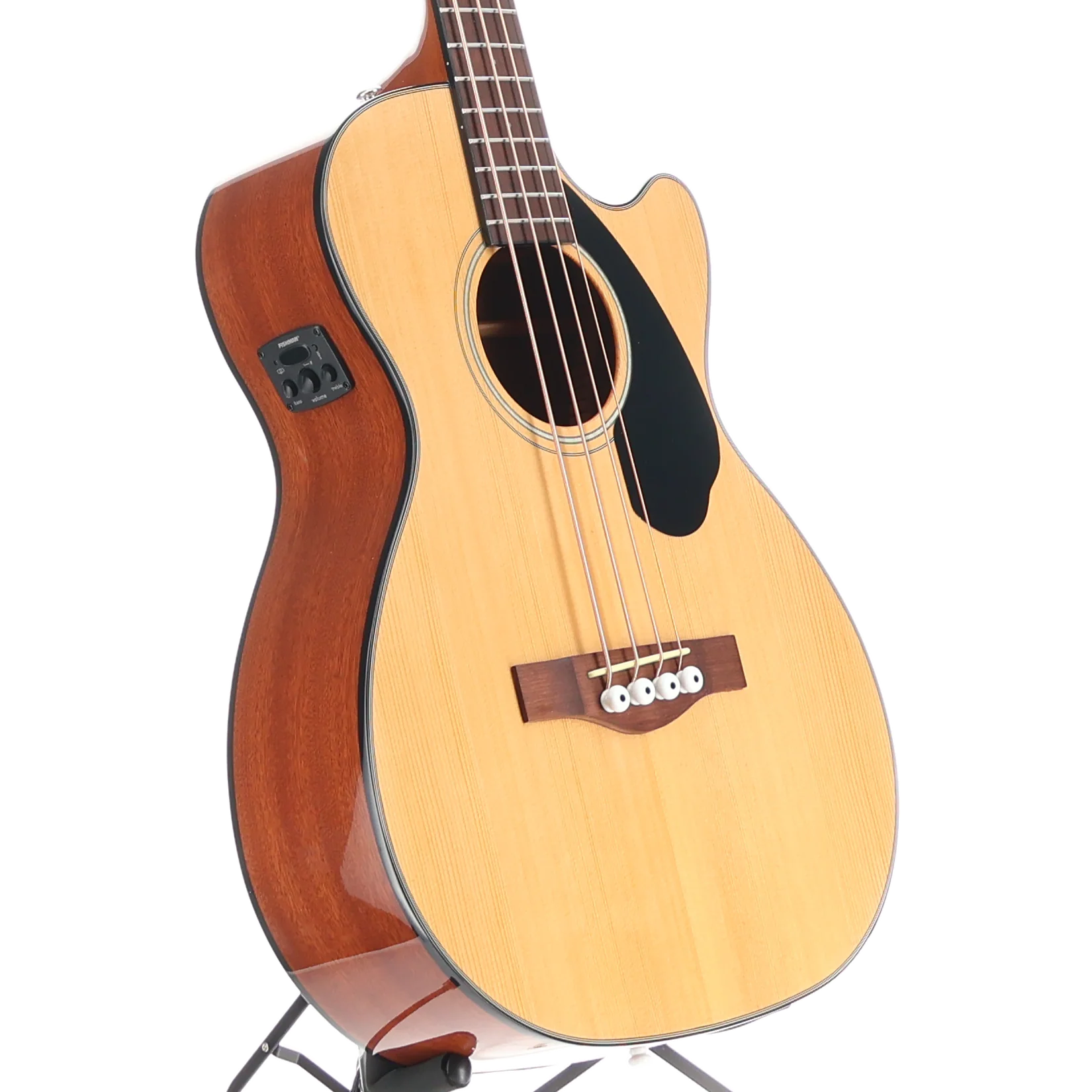 Fender CB-60SCE Bass, Laurel Fingerboard, Natural (U13) (00418) - Image 3