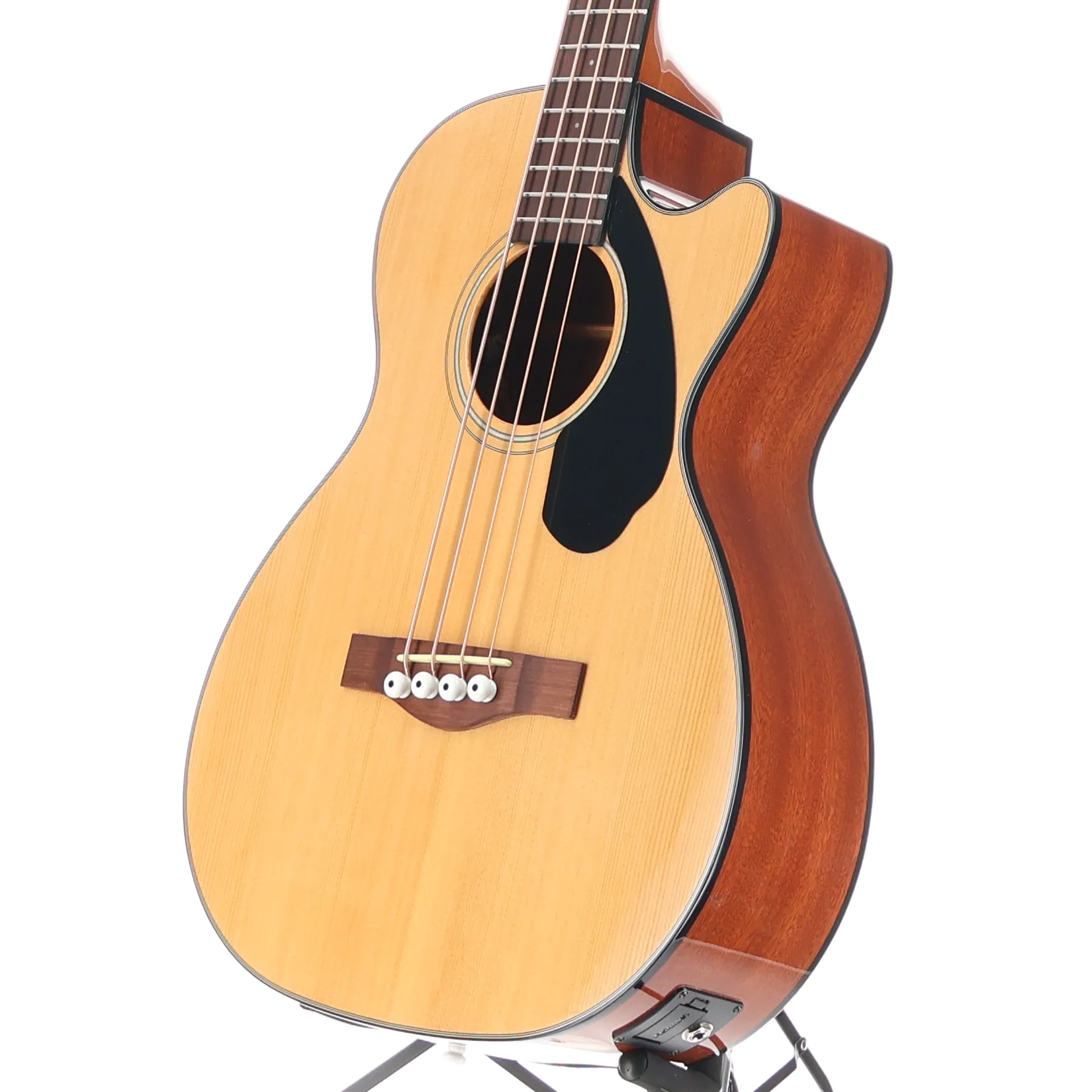 Fender CB-60SCE Bass, Laurel Fingerboard, Natural (U13) (00418) - Image 4