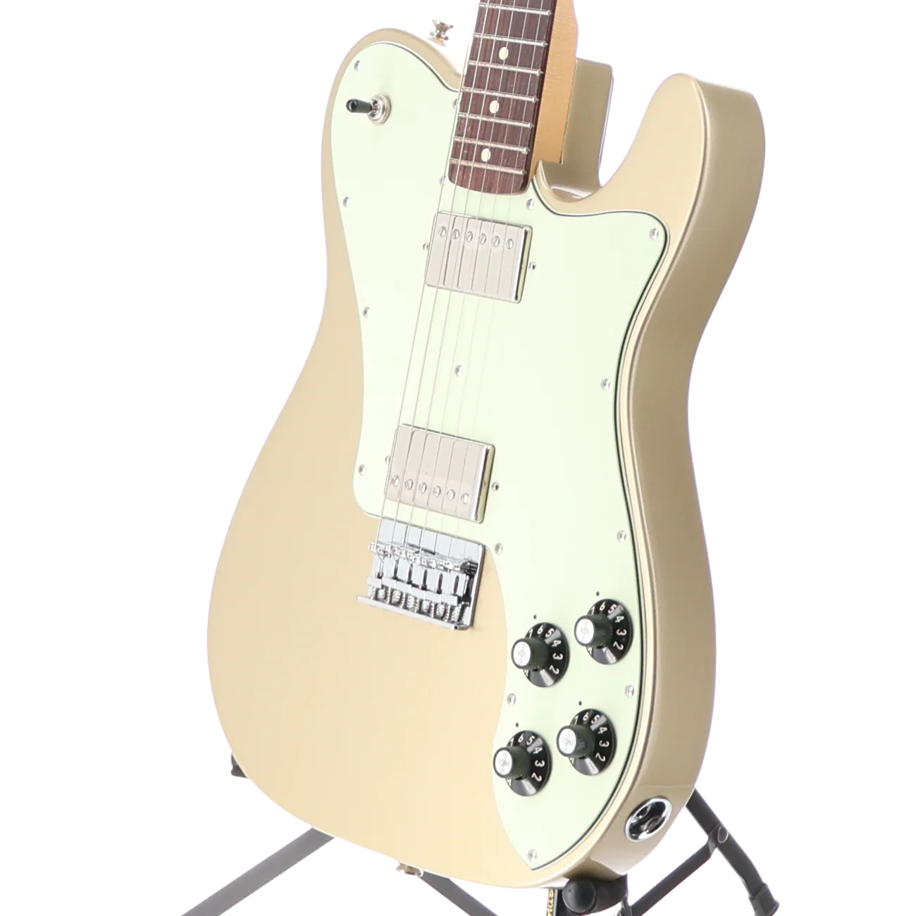 Fender Chris Shiflett Telecaster Deluxe, Shoreline Gold, Professional Setup (F9) (36046) - Image 3