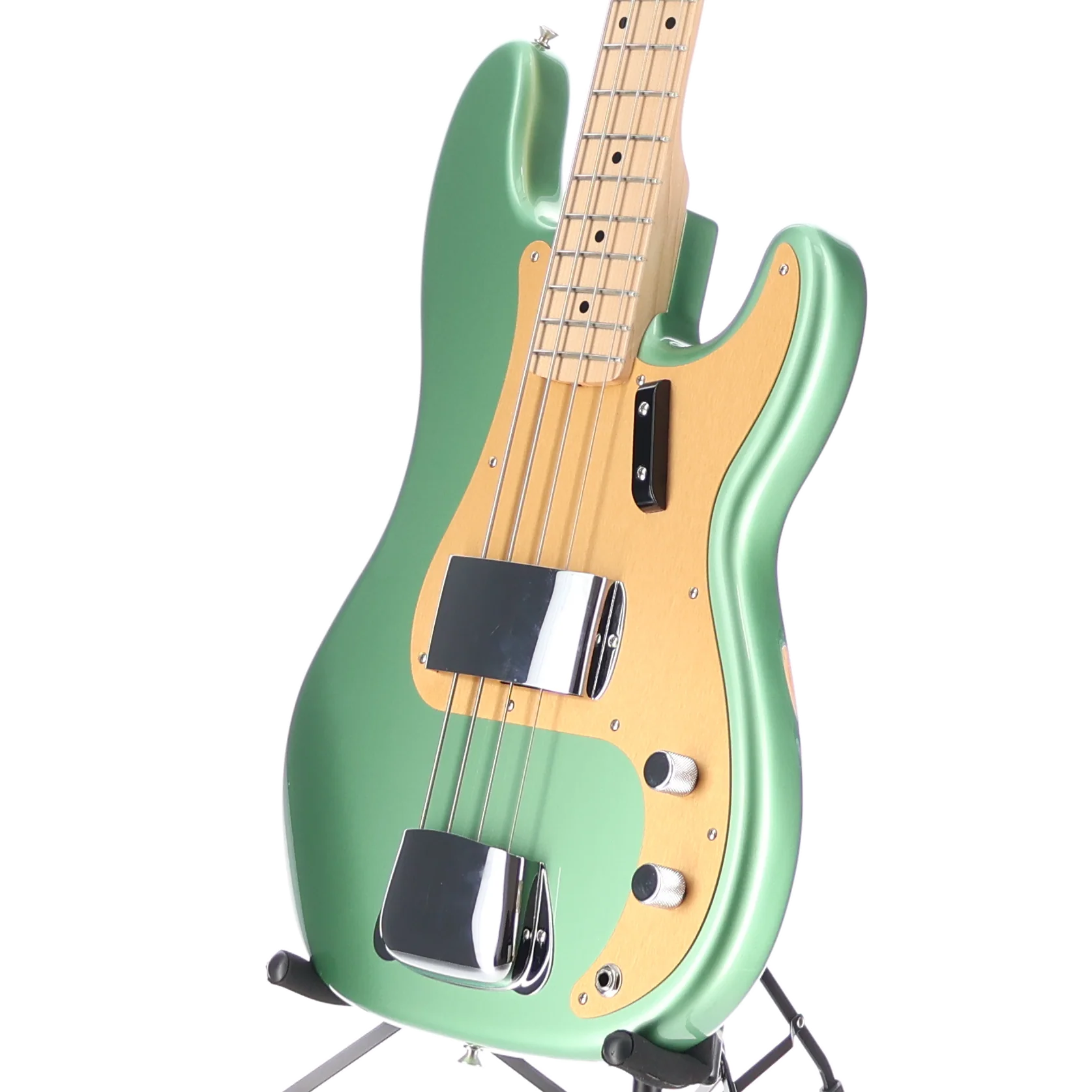 Fender Custom Shop '59 P Bass NOS, Maple Neck, Super Faded Lime Green (L8) (49482) - Image 4