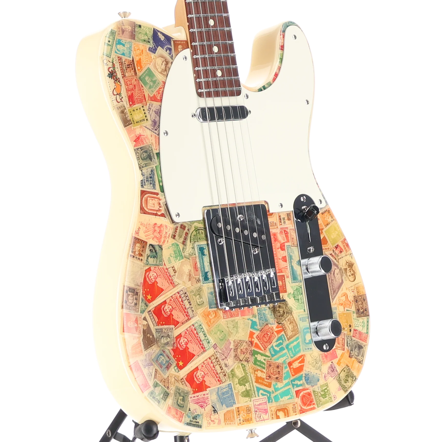 Fender Custom Shop World Stamp Collection Telecaster Electric Guitar - China Stamps, Limited Run (BB3) (31907) - Image 3