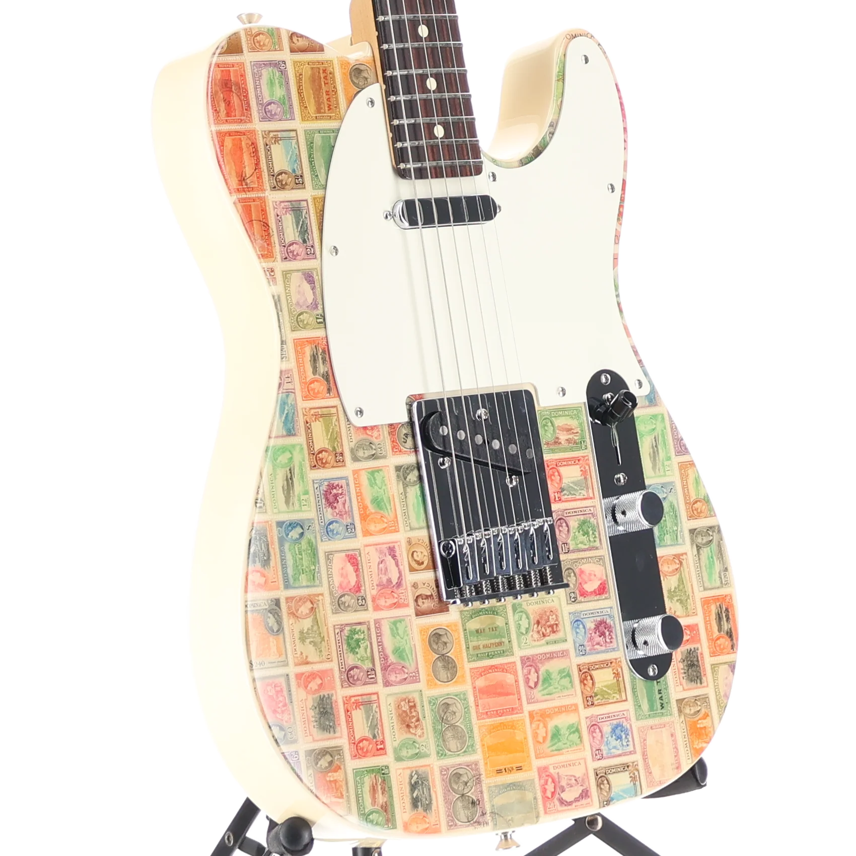 Fender Custom Shop World Stamp Collection Telecaster Electric Guitar - Commonwealth of Dominica, Limited Run (BB10) (69827) - Image 3