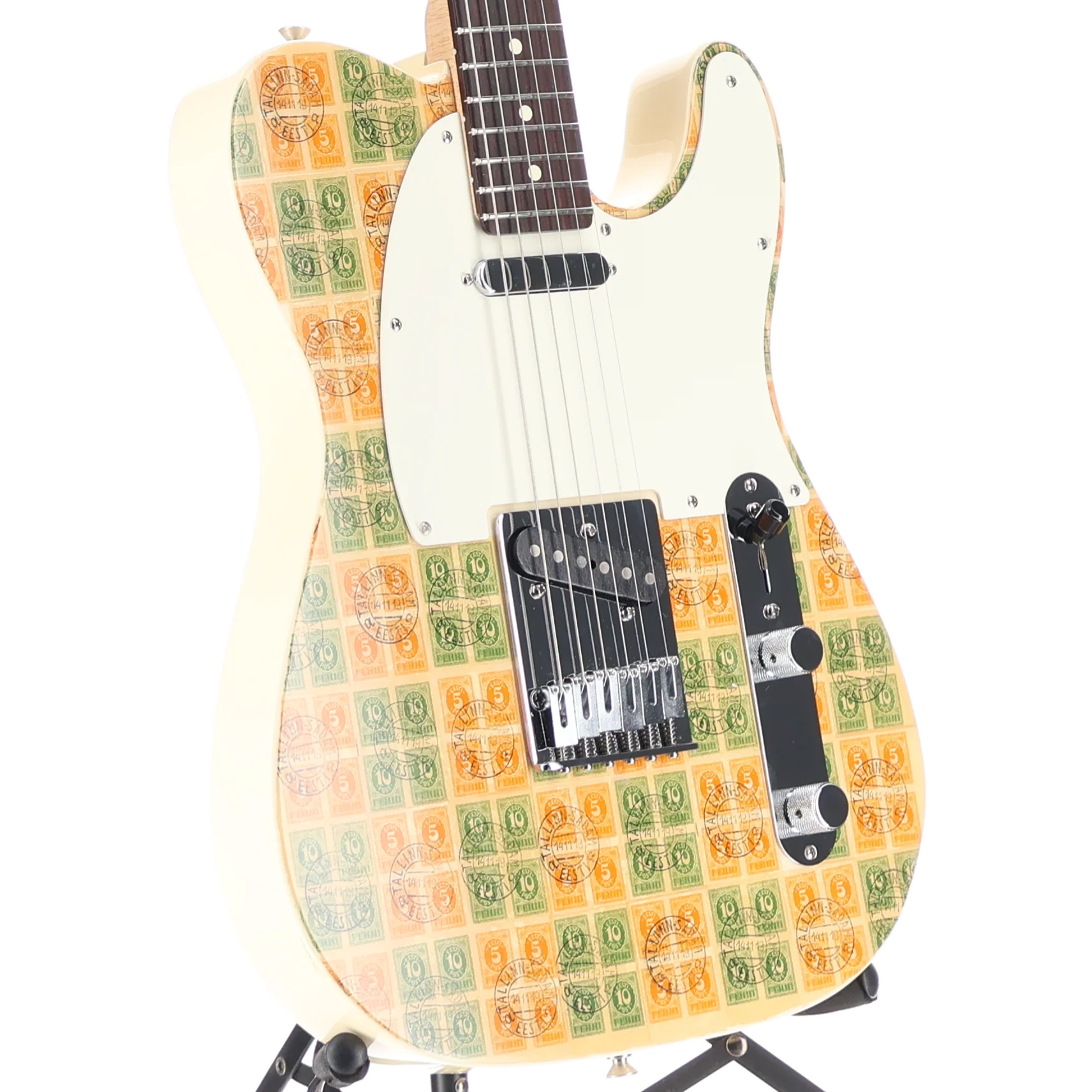Fender Custom Shop World Stamp Collection Telecaster Electric Guitar - Estonia, Limited Run (Z11) (96632) - Image 3