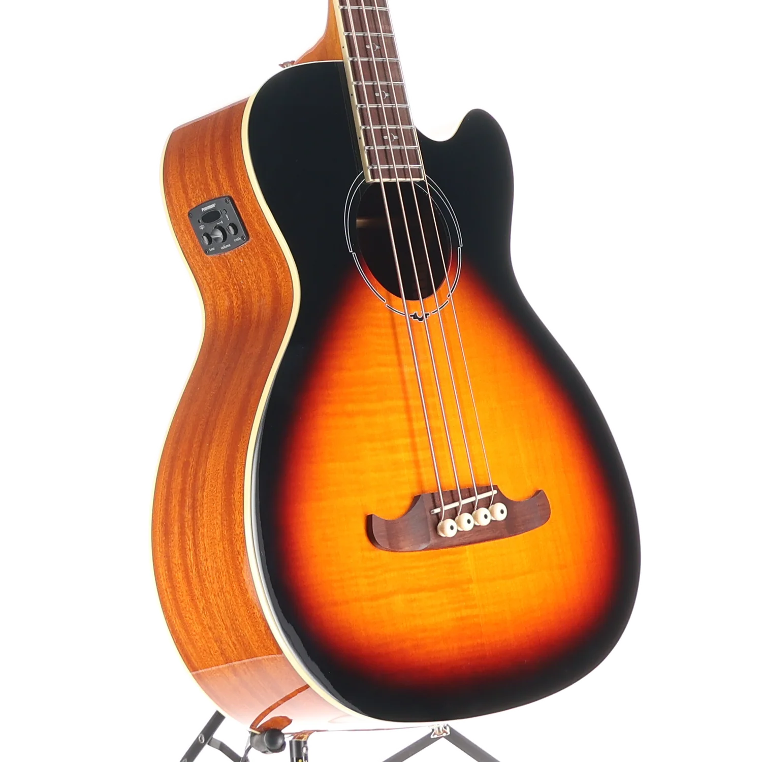 Fender FA-450CE Bass, Laurel Fingerboard, 3-Color Sunburst (C2) (13012) - Image 3