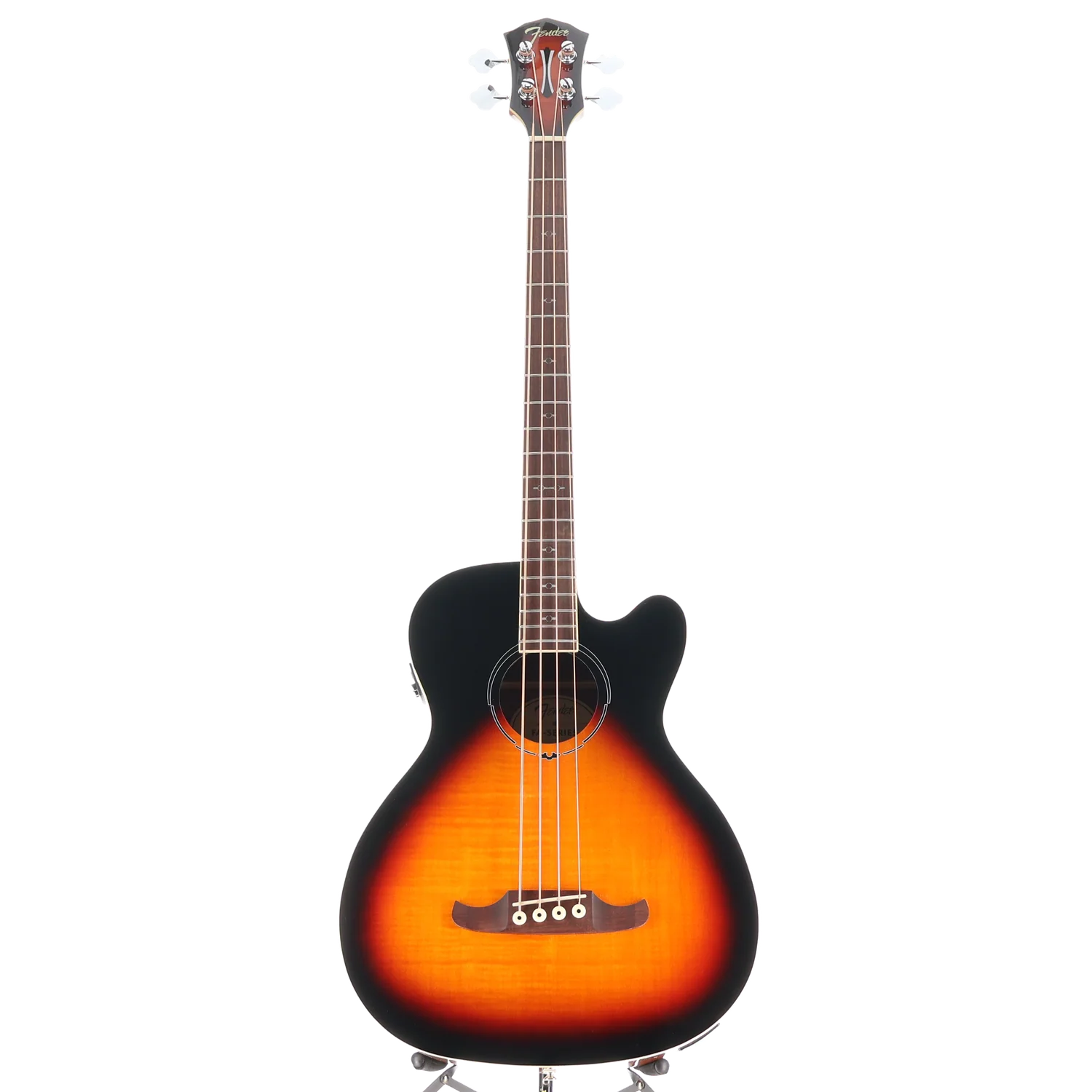 Fender FA-450CE Bass, Laurel Fingerboard, 3-Color Sunburst (C2) (13012) - Image 5