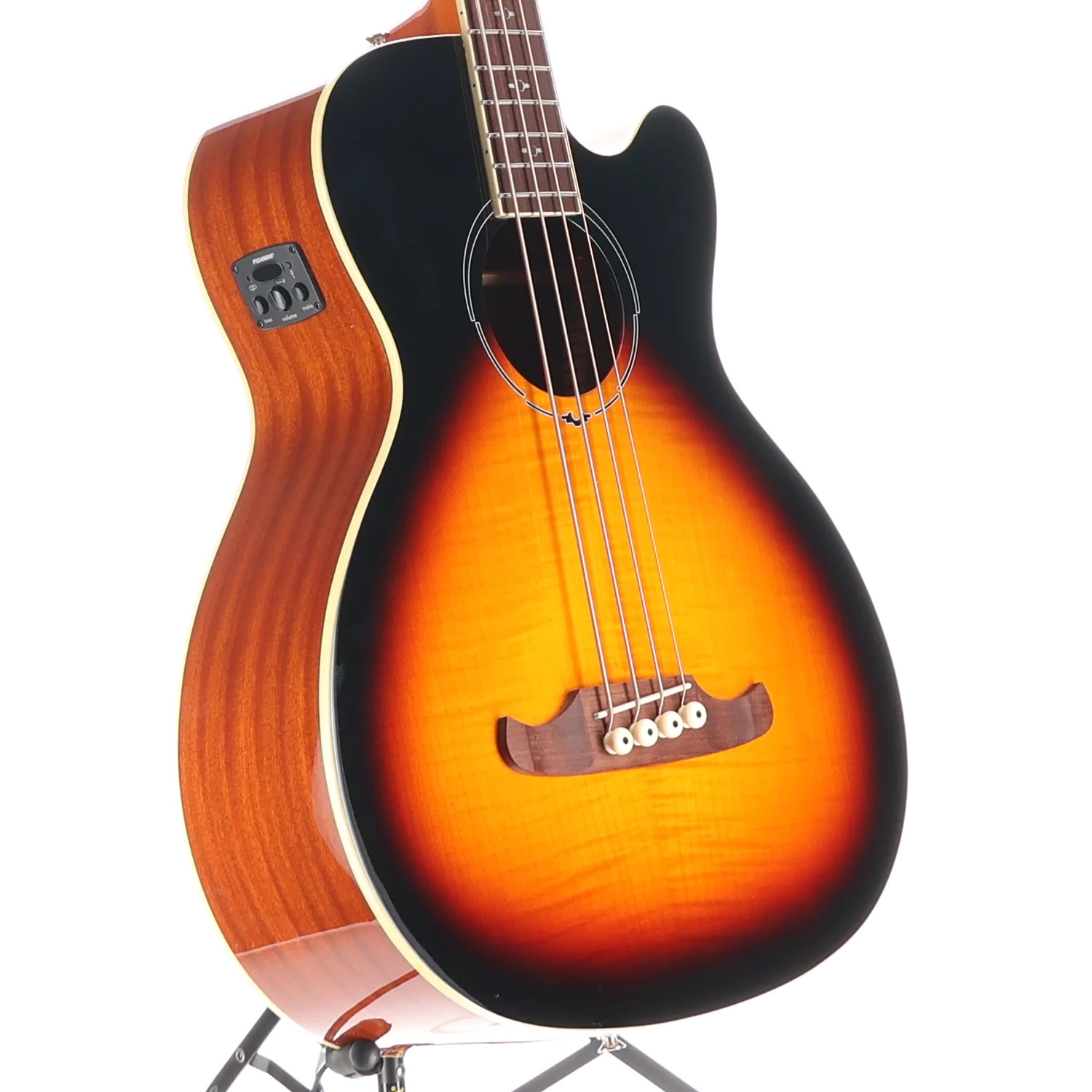 Fender FA-450CE Bass, Laurel Fingerboard, 3-Color Sunburst (C3) (13023) - Image 3