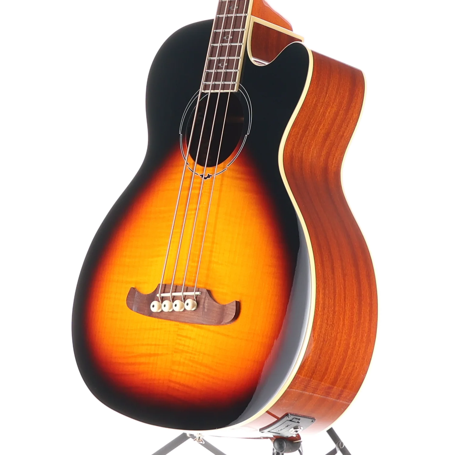 Fender FA-450CE Bass, Laurel Fingerboard, 3-Color Sunburst (C3) (13023) - Image 4