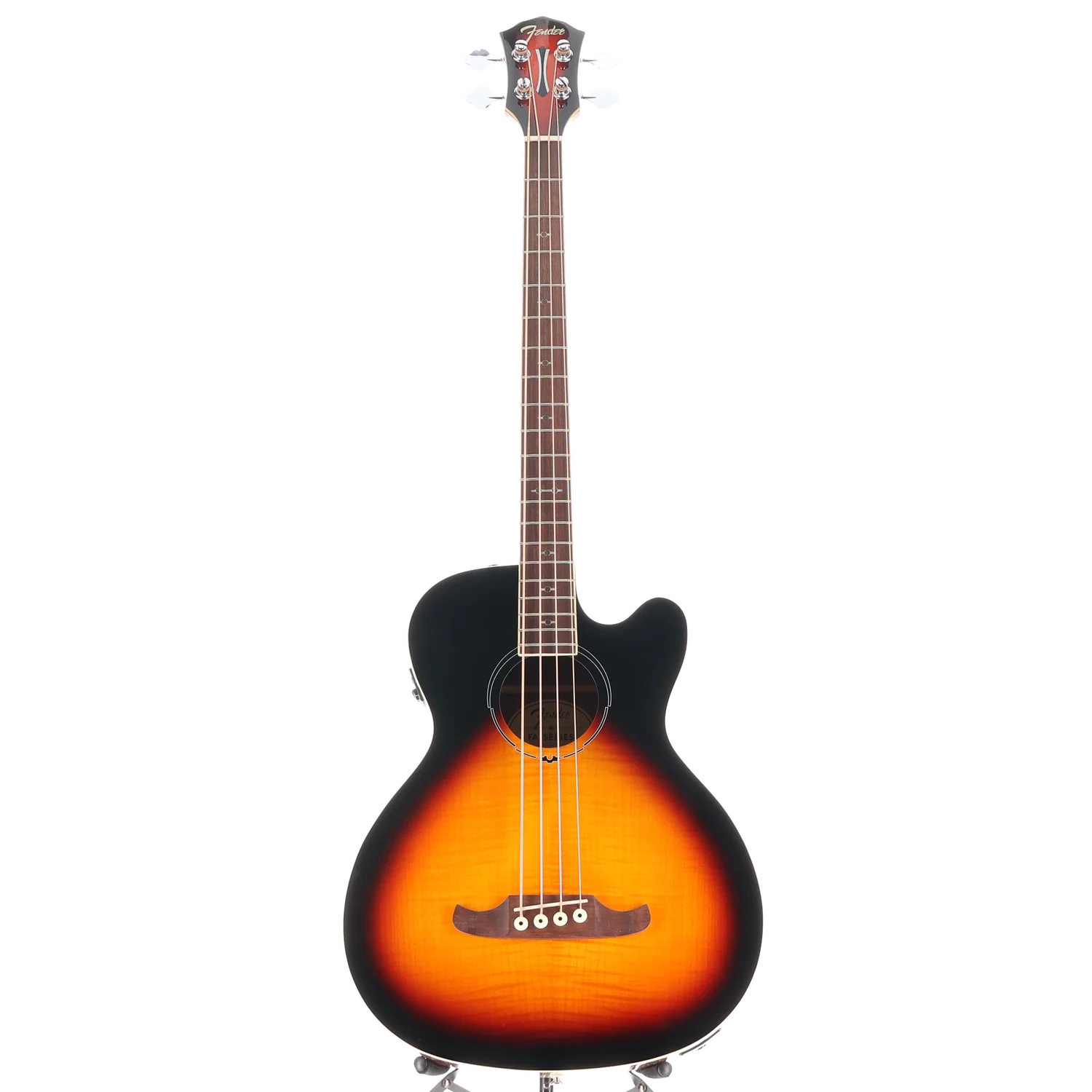 Fender FA-450CE Bass, Laurel Fingerboard, 3-Color Sunburst (C3) (13023) - Image 5