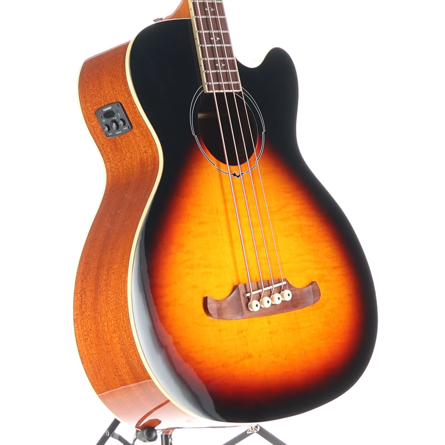 Fender FA-450CE Bass, Laurel Fingerboard, 3-Color Sunburst, Pro Setup (C4) (13044) - Image 3