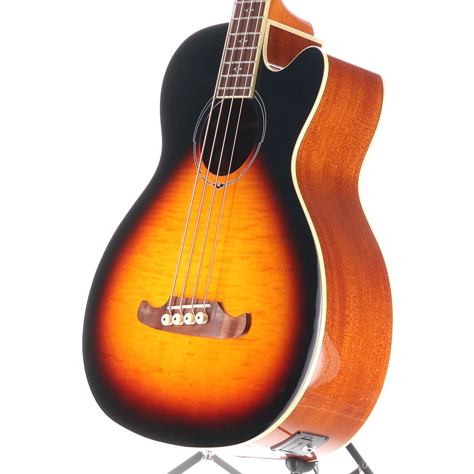 Fender FA-450CE Bass, Laurel Fingerboard, 3-Color Sunburst, Pro Setup (C4) (13044) - Image 4
